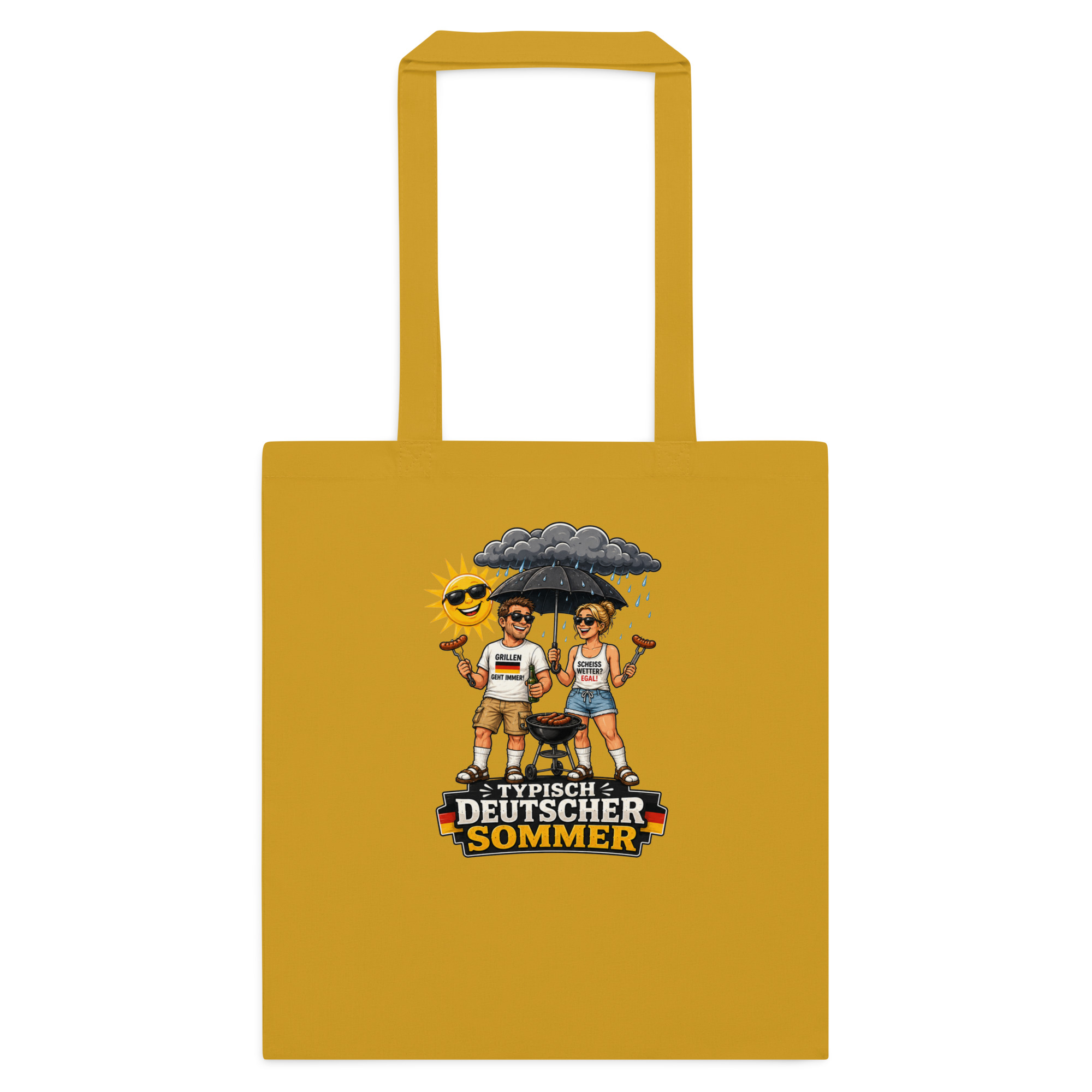 Typisch Deutscher Sommer Stoffbeutel – Accessoires – Klamottn™ Typisch Deutscher Sommer Stoffbeutel – Accessoires – Klamottn™