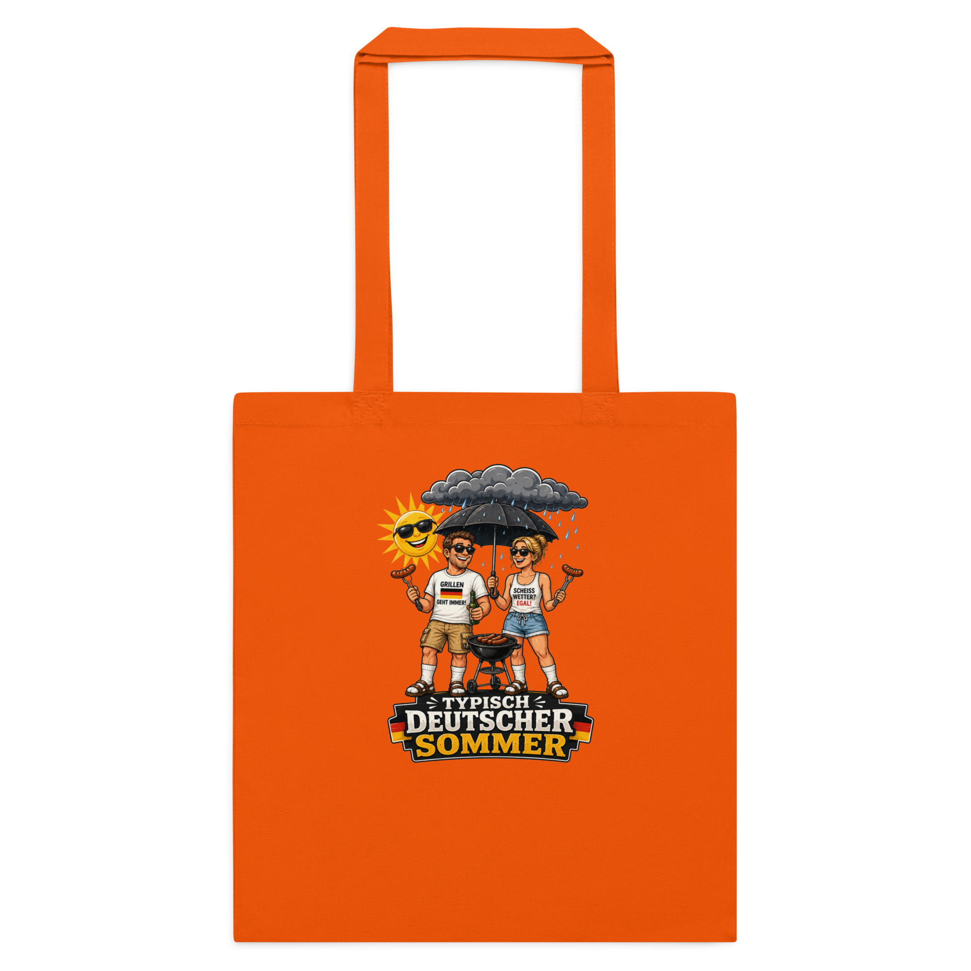 Typisch Deutscher Sommer Stoffbeutel – Accessoires – Klamottn™ Typisch Deutscher Sommer Stoffbeutel – Accessoires – Klamottn™