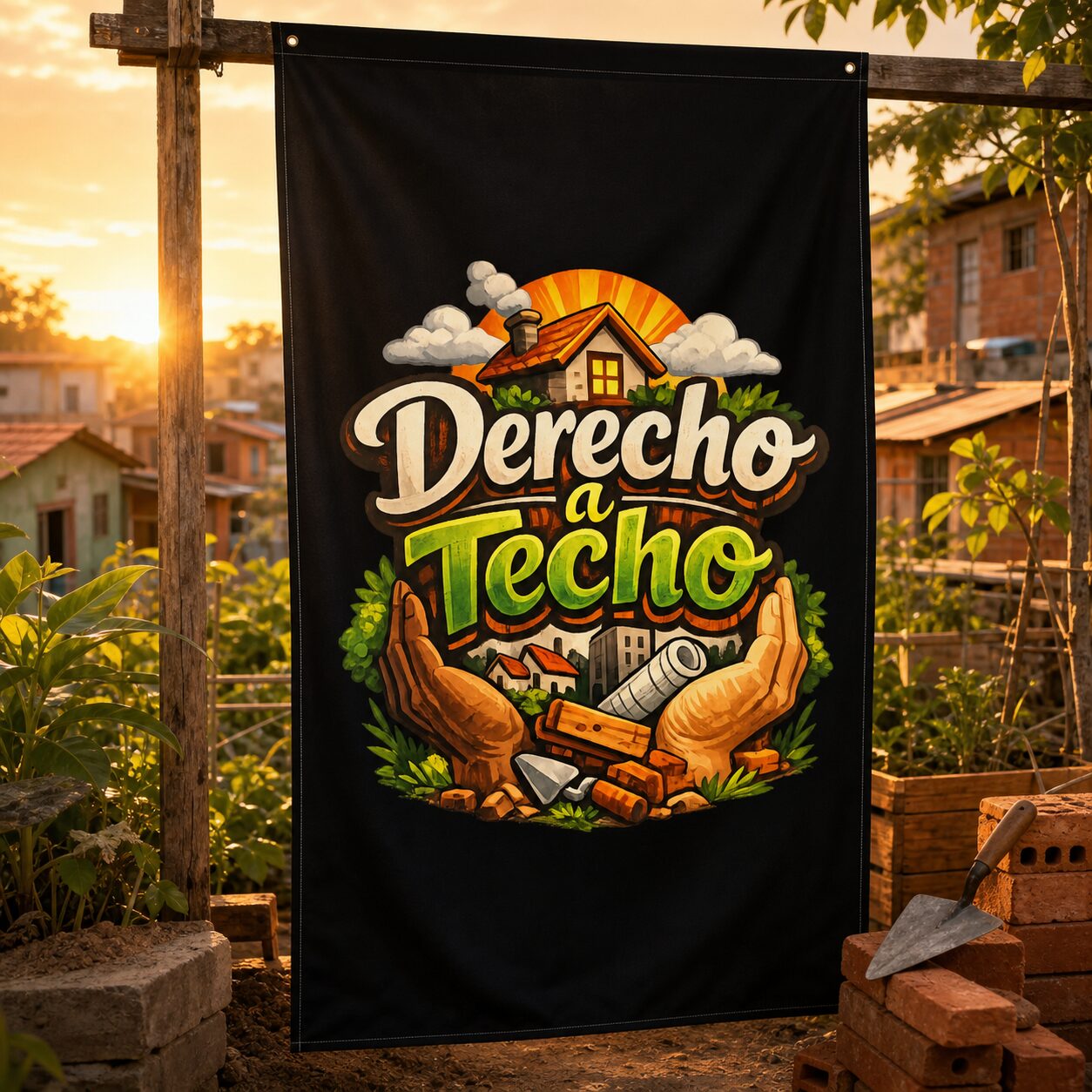 Derecho a Techo Fahne – Home & Living – Klamottn™ Derecho a Techo Fahne – Home & Living – Klamottn™