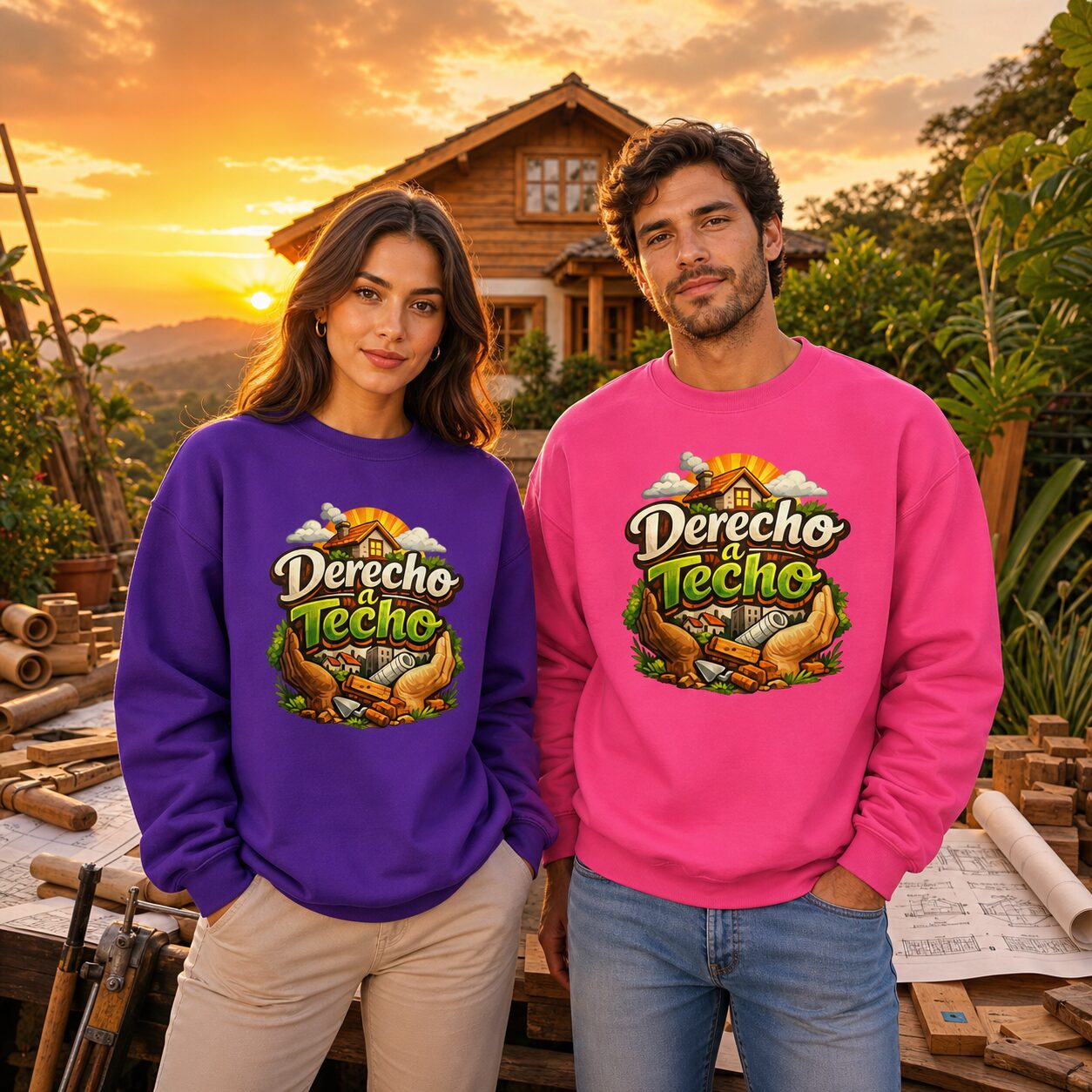 Derecho a Techo Unisex-Pullover – Sweatshirts – Klamottn™ Derecho a Techo Unisex-Pullover – Sweatshirts – Klamottn™