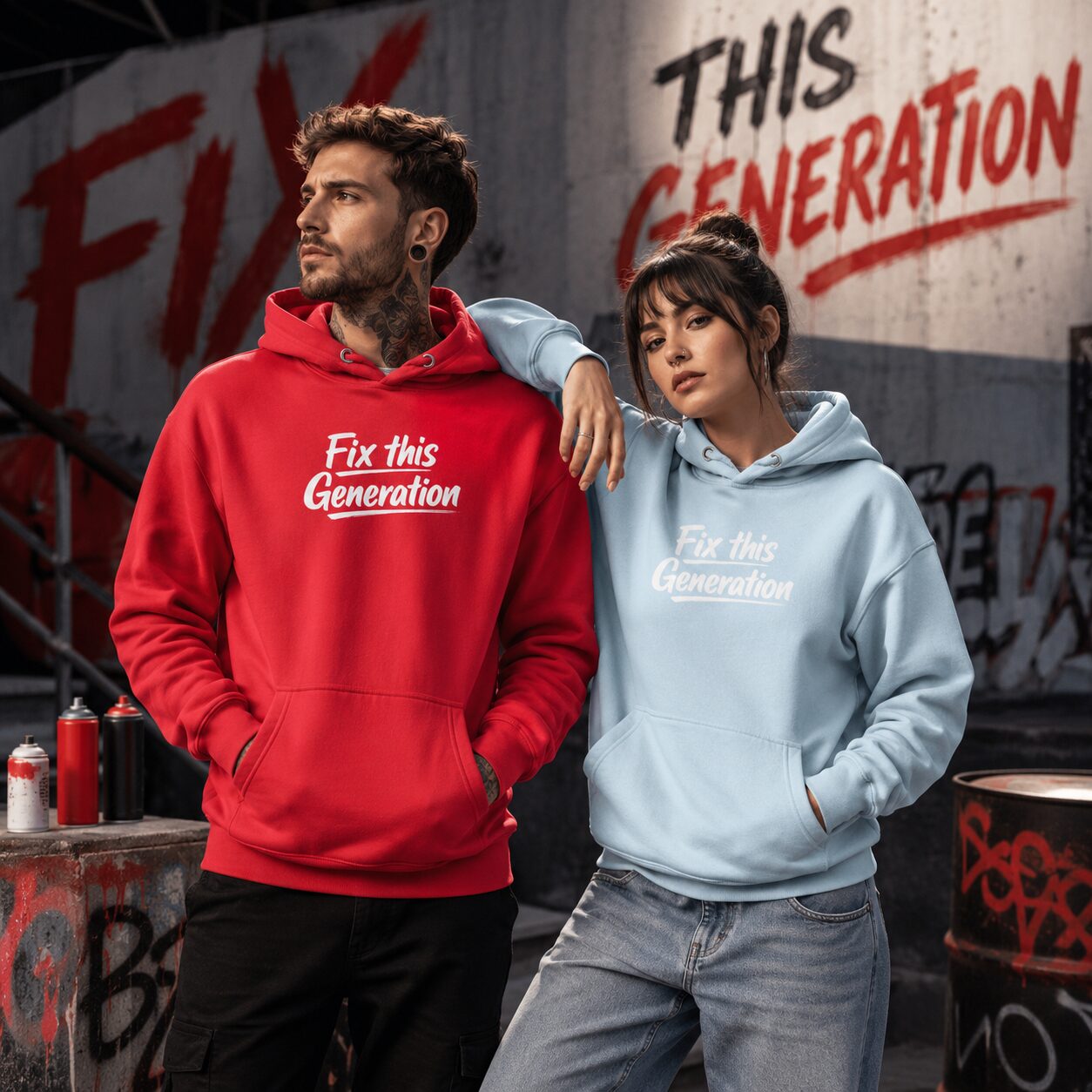 Fix This Generation Unisex-Kapuzenpullover – Hoodies – Klamottn™ Fix This Generation Unisex-Kapuzenpullover – Hoodies – Klamottn™