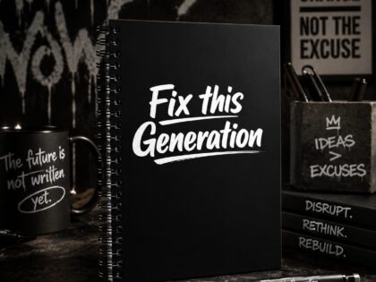 Fix This Generation Notizbuch – Accessoires – Klamottn™ Fix This Generation Notizbuch – Accessoires – Klamottn™