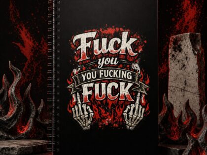 Fuck you you fucking fuck Notizbuch – Accessoires – Klamottn™ Fuck you you fucking fuck Notizbuch – Accessoires – Klamottn™
