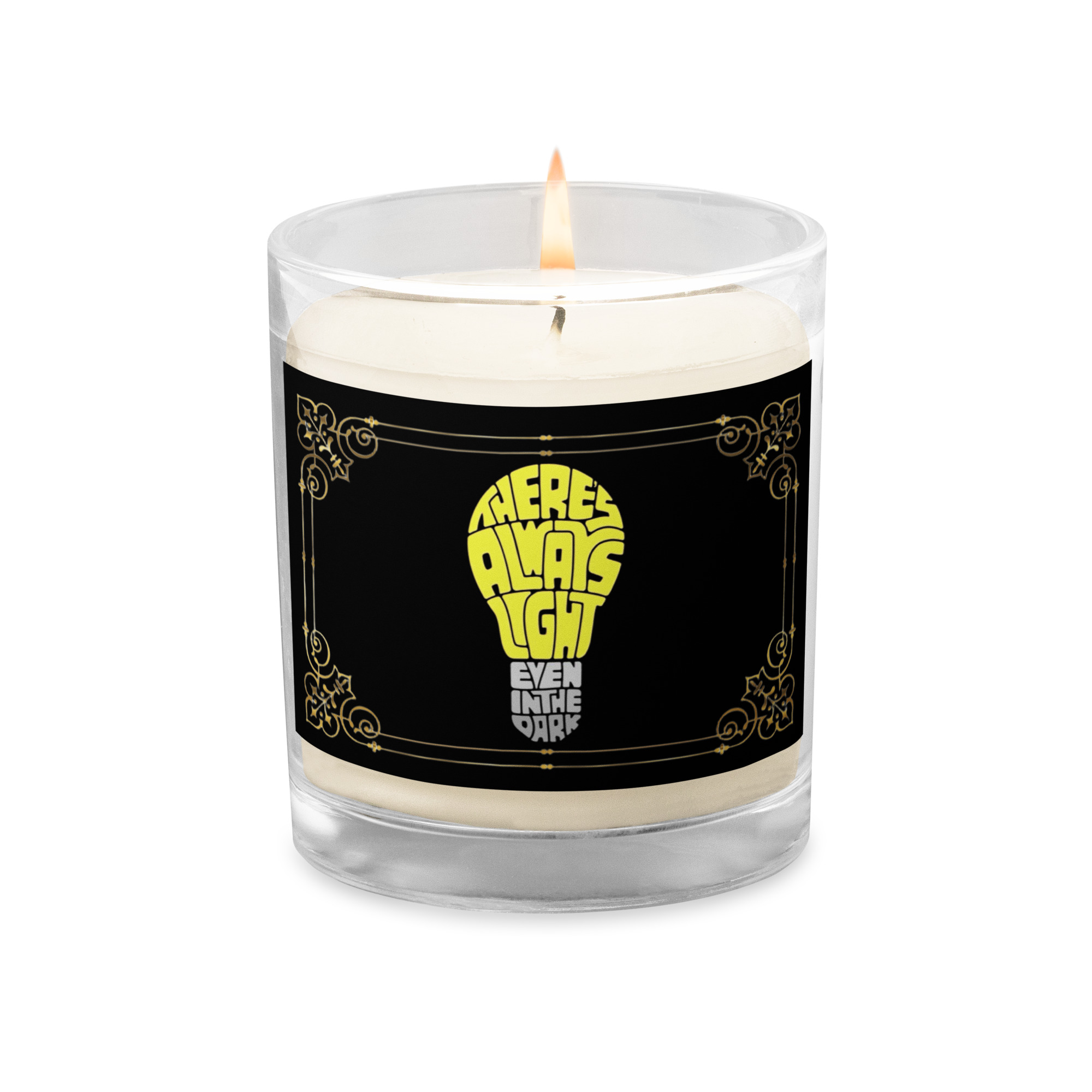 There's Always Light Even In The Dark Kerze – Home & Living – Klamottn™ There's Always Light Even In The Dark Kerze – Home & Living – Klamottn™