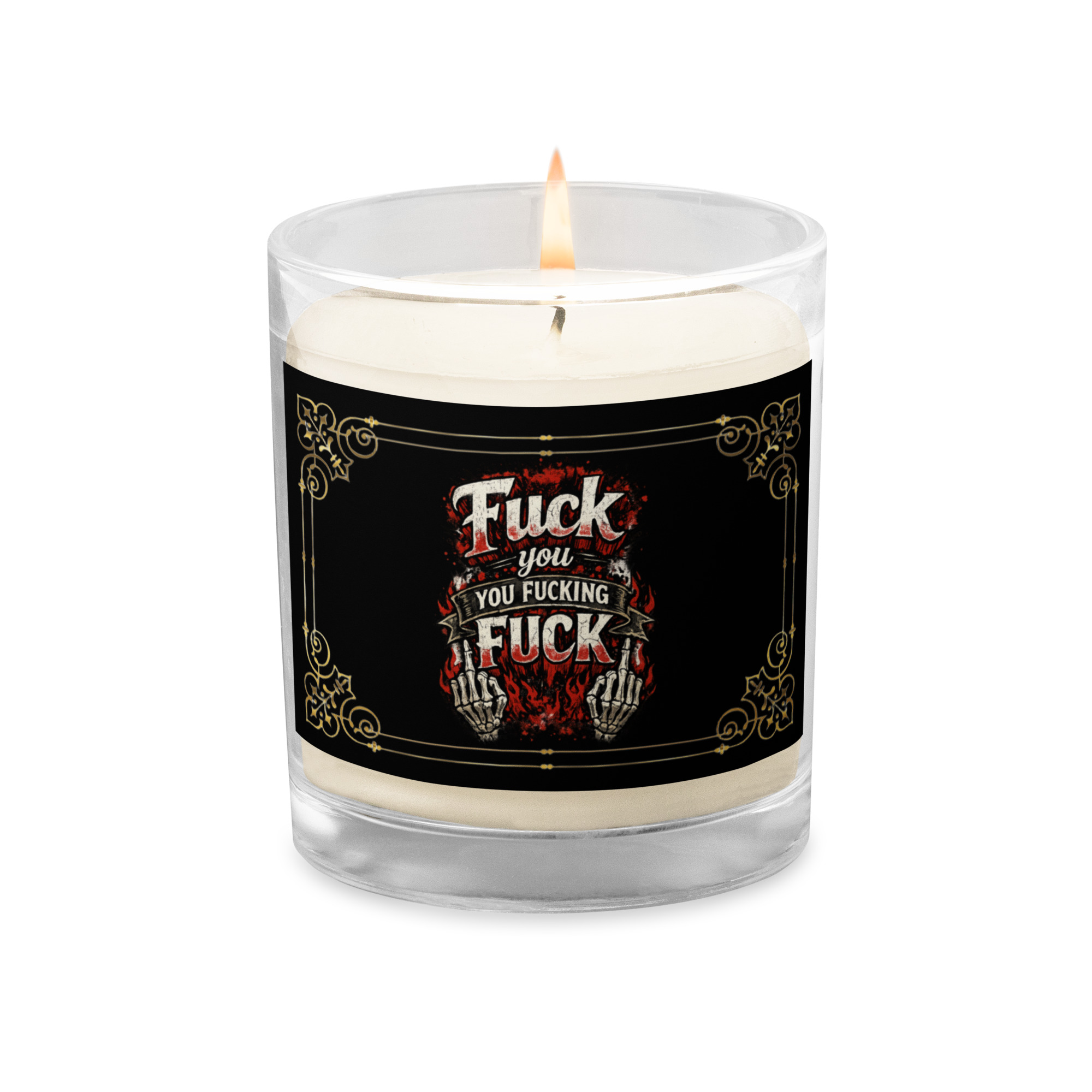 Fuck you you fucking fuck Kerze – Home & Living – Klamottn™ Fuck you you fucking fuck Kerze – Home & Living – Klamottn™
