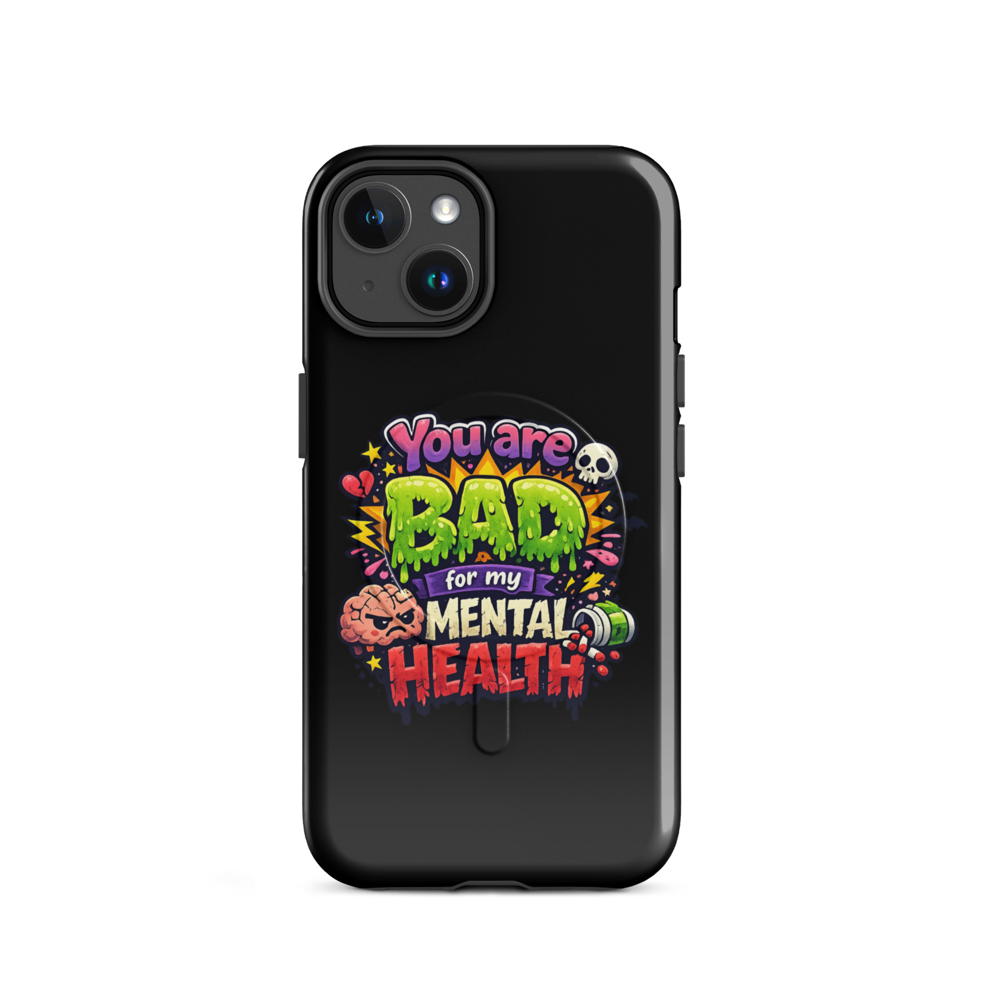 You are bad for my mental health Hardcase iPhone®-Hülle mit MagSafe® – Accessoires – Klamottn™ You are bad for my mental health Hardcase iPhone®-Hülle mit MagSafe® – Accessoires – Klamottn™