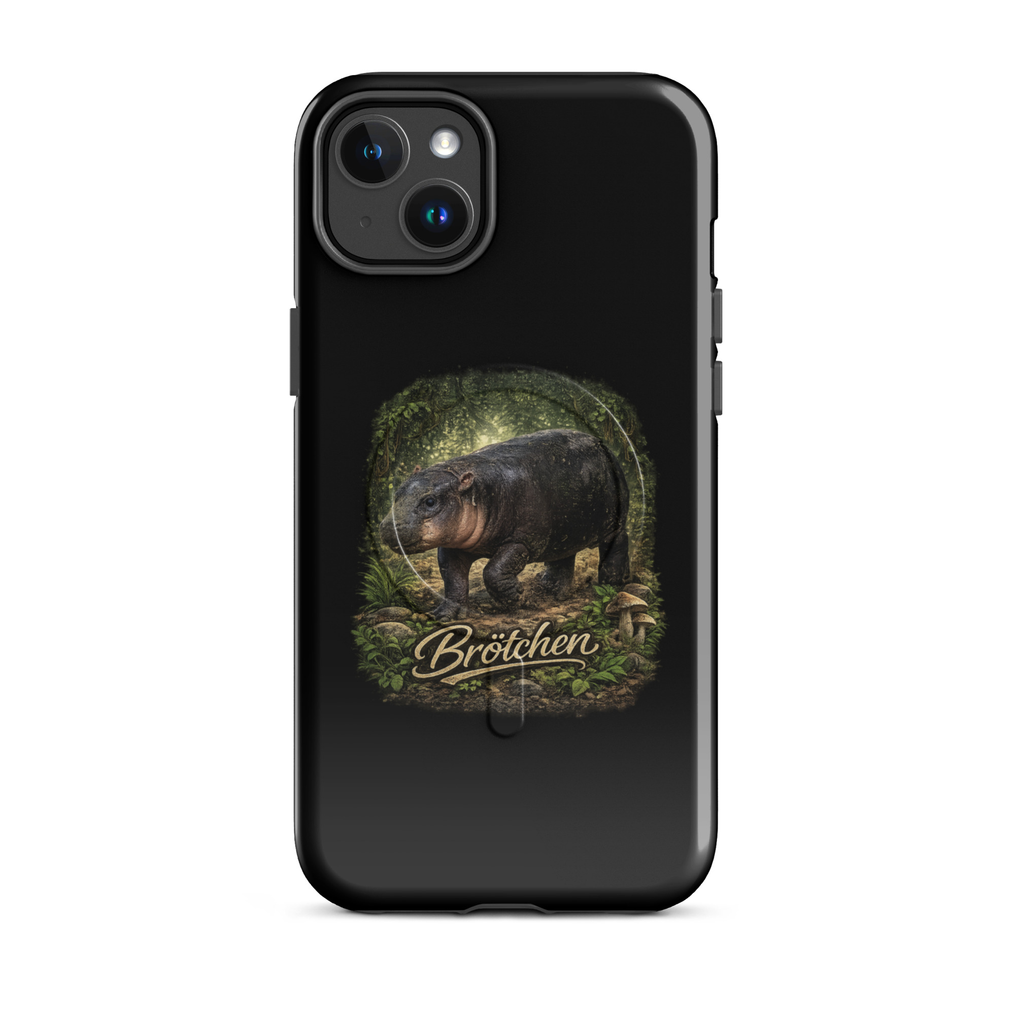 Brötchen Zwergflusspferd Hardcase iPhone®-Hülle mit MagSafe® – Accessoires – Klamottn™ Brötchen Zwergflusspferd Hardcase iPhone®-Hülle mit MagSafe® – Accessoires – Klamottn™