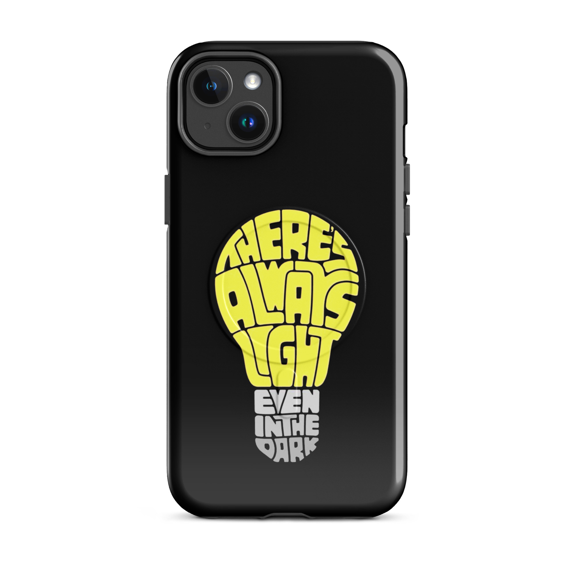 There's Always Light Even In The Dark Hardcase iPhone®-Hülle mit MagSafe® – Accessoires – Klamottn™ There's Always Light Even In The Dark Hardcase iPhone®-Hülle mit MagSafe® – Accessoires – Klamottn™