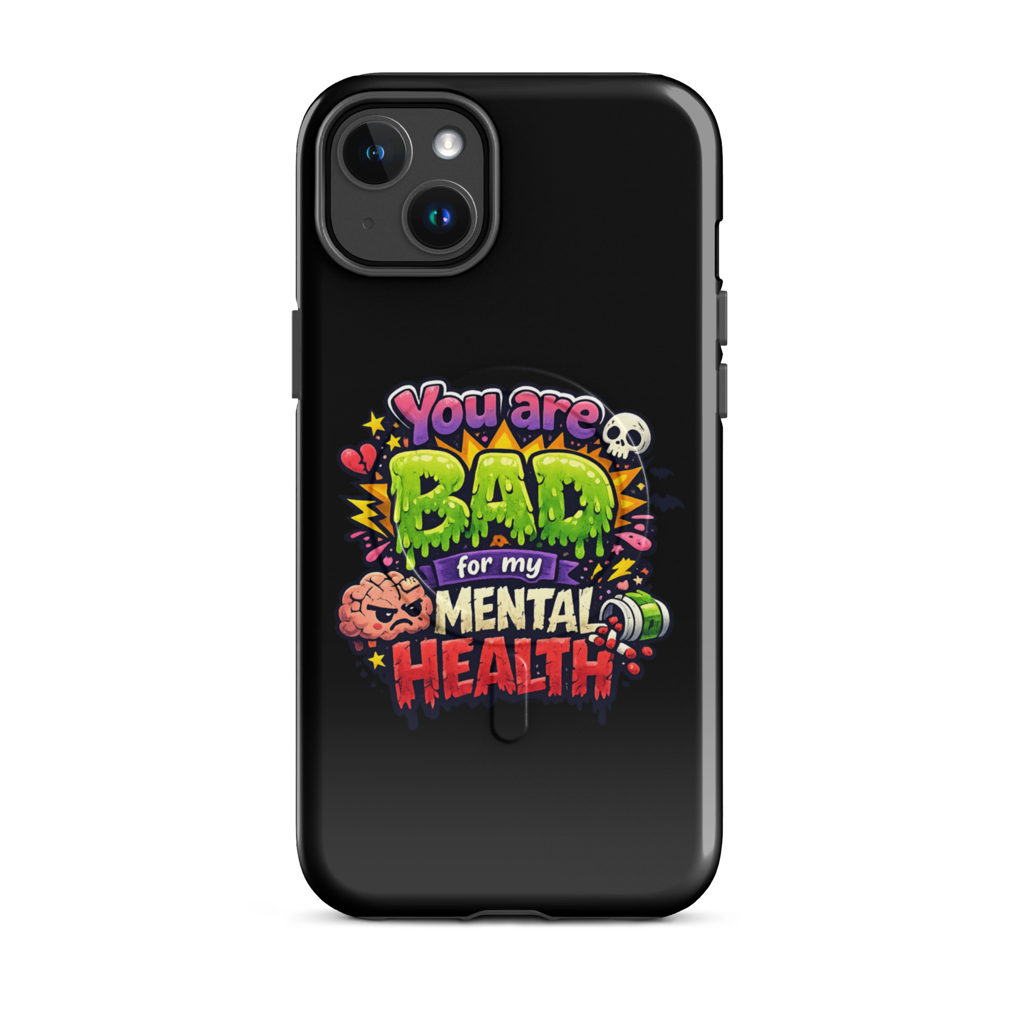 You are bad for my mental health Hardcase iPhone®-Hülle mit MagSafe® – Accessoires – Klamottn™ You are bad for my mental health Hardcase iPhone®-Hülle mit MagSafe® – Accessoires – Klamottn™