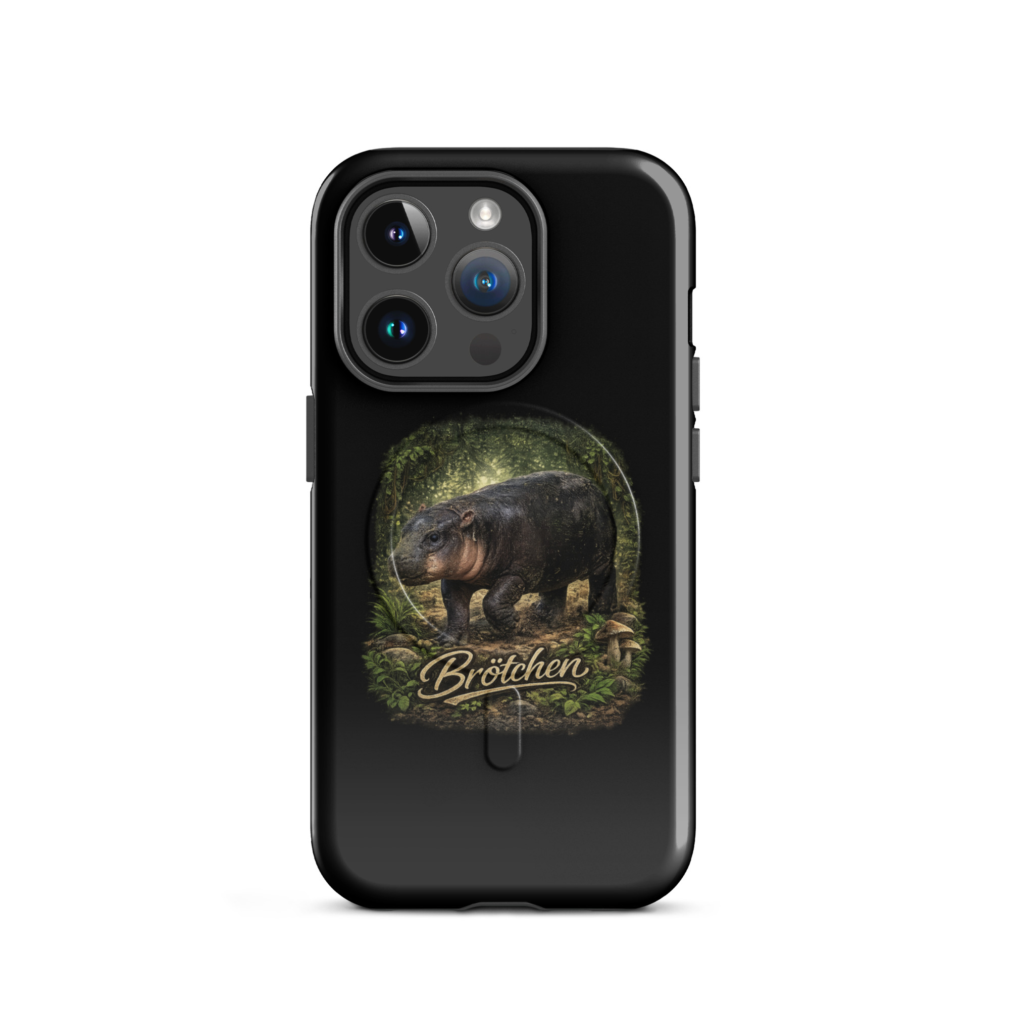 Brötchen Zwergflusspferd Hardcase iPhone®-Hülle mit MagSafe® – Accessoires – Klamottn™ Brötchen Zwergflusspferd Hardcase iPhone®-Hülle mit MagSafe® – Accessoires – Klamottn™