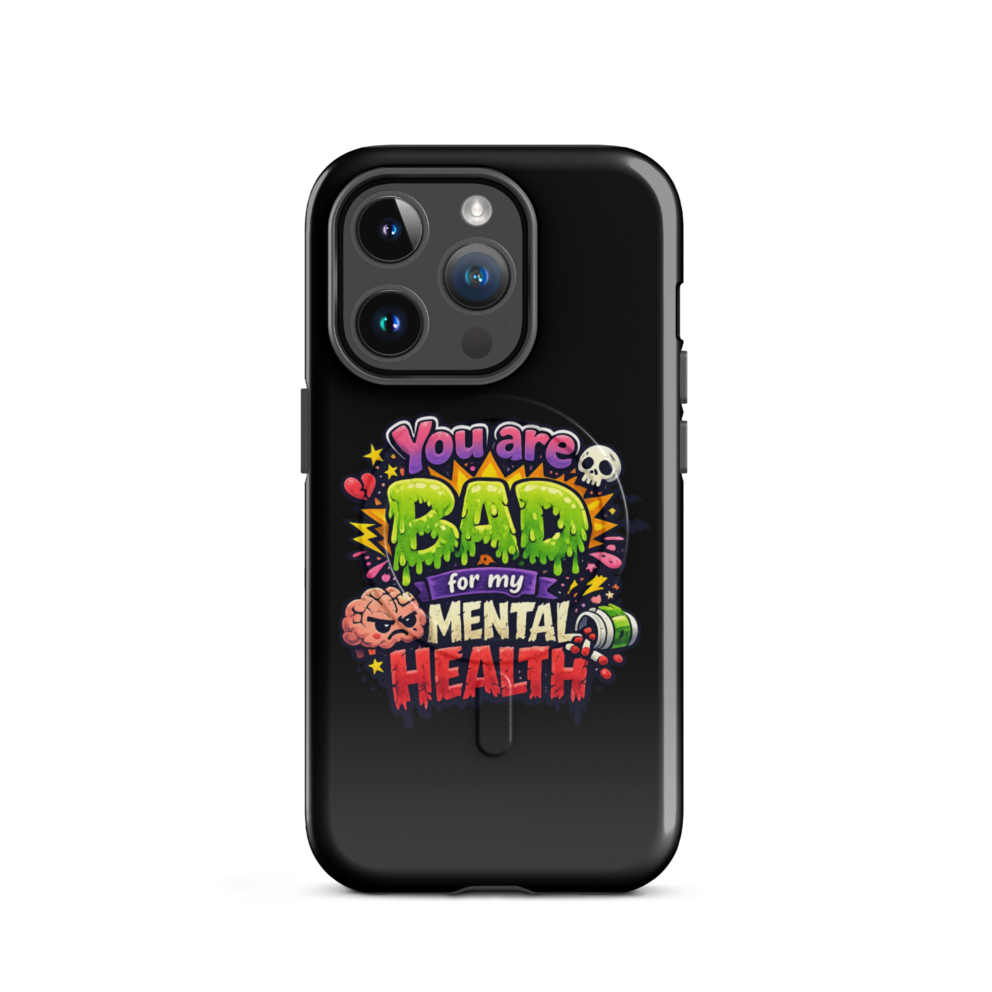 You are bad for my mental health Hardcase iPhone®-Hülle mit MagSafe® – Accessoires – Klamottn™ You are bad for my mental health Hardcase iPhone®-Hülle mit MagSafe® – Accessoires – Klamottn™
