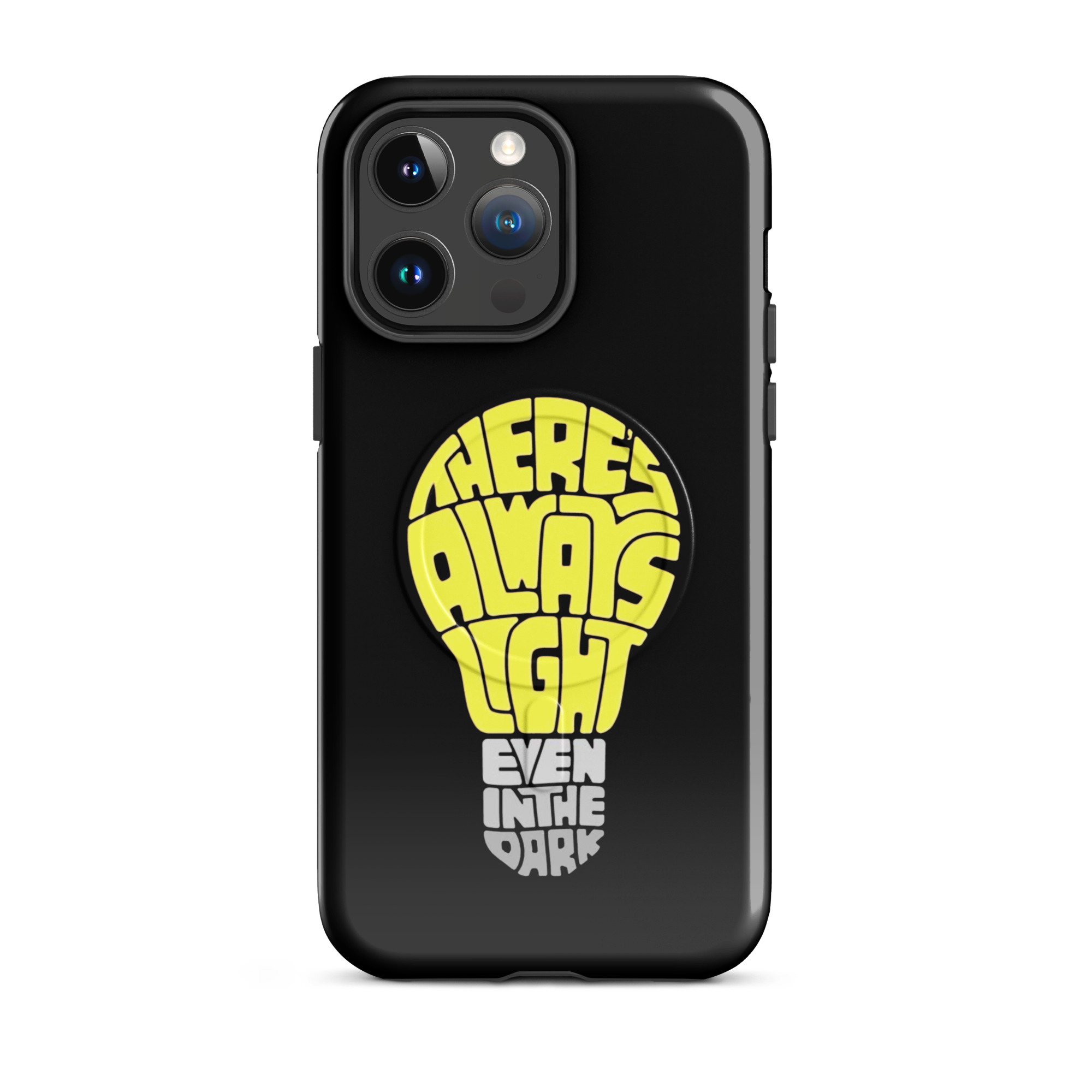 There's Always Light Even In The Dark Hardcase iPhone®-Hülle mit MagSafe® – Accessoires – Klamottn™ There's Always Light Even In The Dark Hardcase iPhone®-Hülle mit MagSafe® – Accessoires – Klamottn™