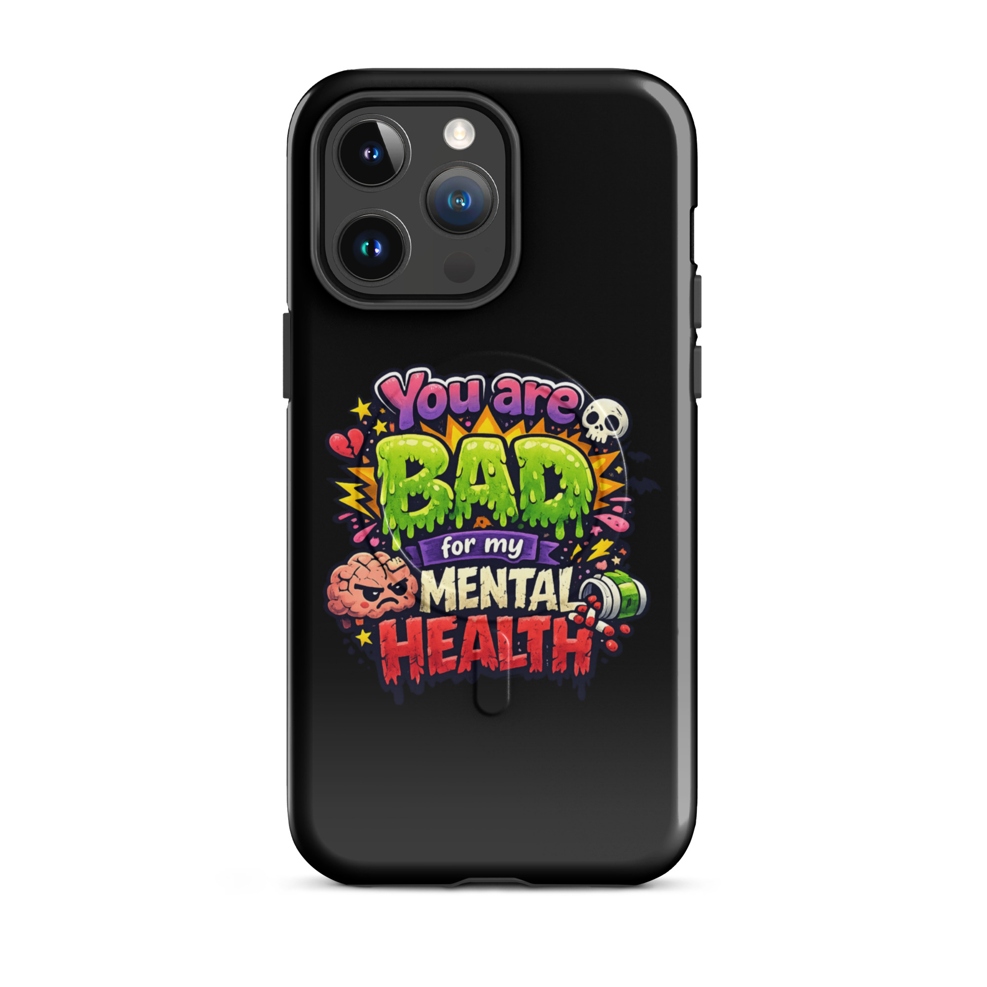 You are bad for my mental health Hardcase iPhone®-Hülle mit MagSafe® – Accessoires – Klamottn™ You are bad for my mental health Hardcase iPhone®-Hülle mit MagSafe® – Accessoires – Klamottn™