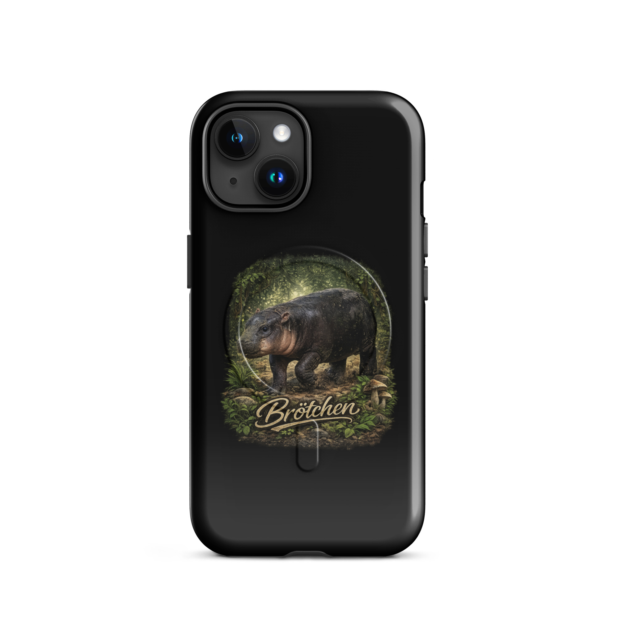 Brötchen Zwergflusspferd Hardcase iPhone®-Hülle mit MagSafe® – Accessoires – Klamottn™ Brötchen Zwergflusspferd Hardcase iPhone®-Hülle mit MagSafe® – Accessoires – Klamottn™