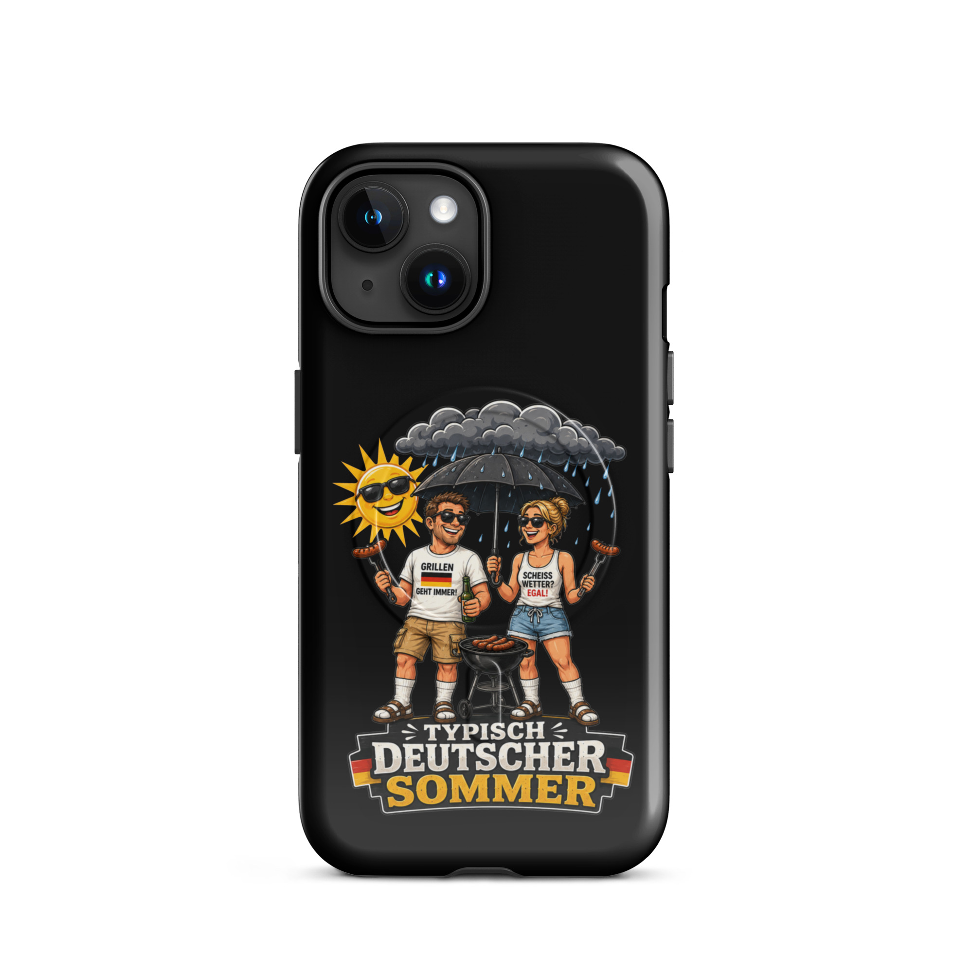 Typisch Deutscher Sommer Hardcase iPhone®-Hülle mit MagSafe® – Accessoires – Klamottn™ Typisch Deutscher Sommer Hardcase iPhone®-Hülle mit MagSafe® – Accessoires – Klamottn™