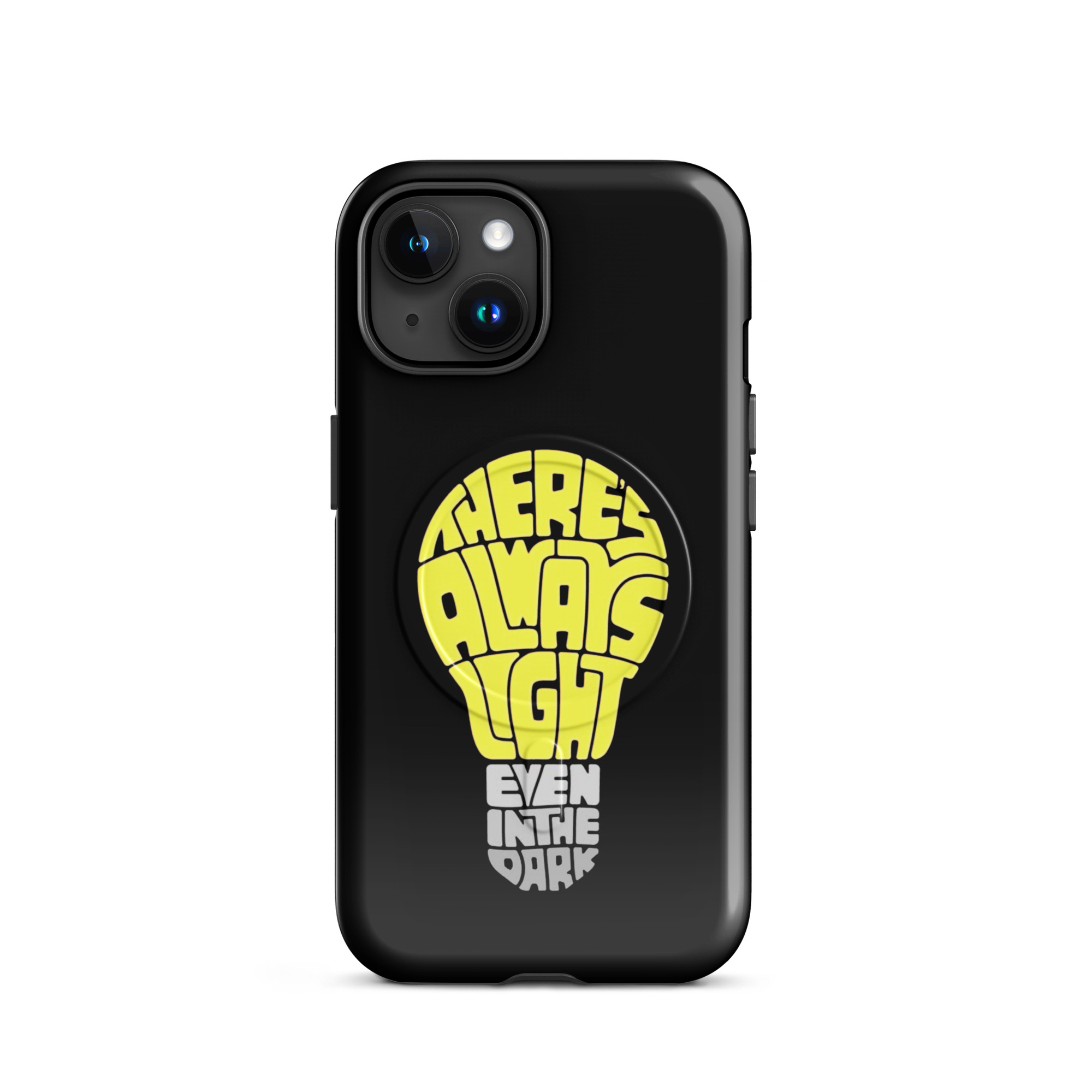 There's Always Light Even In The Dark Hardcase iPhone®-Hülle mit MagSafe® – Accessoires – Klamottn™ There's Always Light Even In The Dark Hardcase iPhone®-Hülle mit MagSafe® – Accessoires – Klamottn™