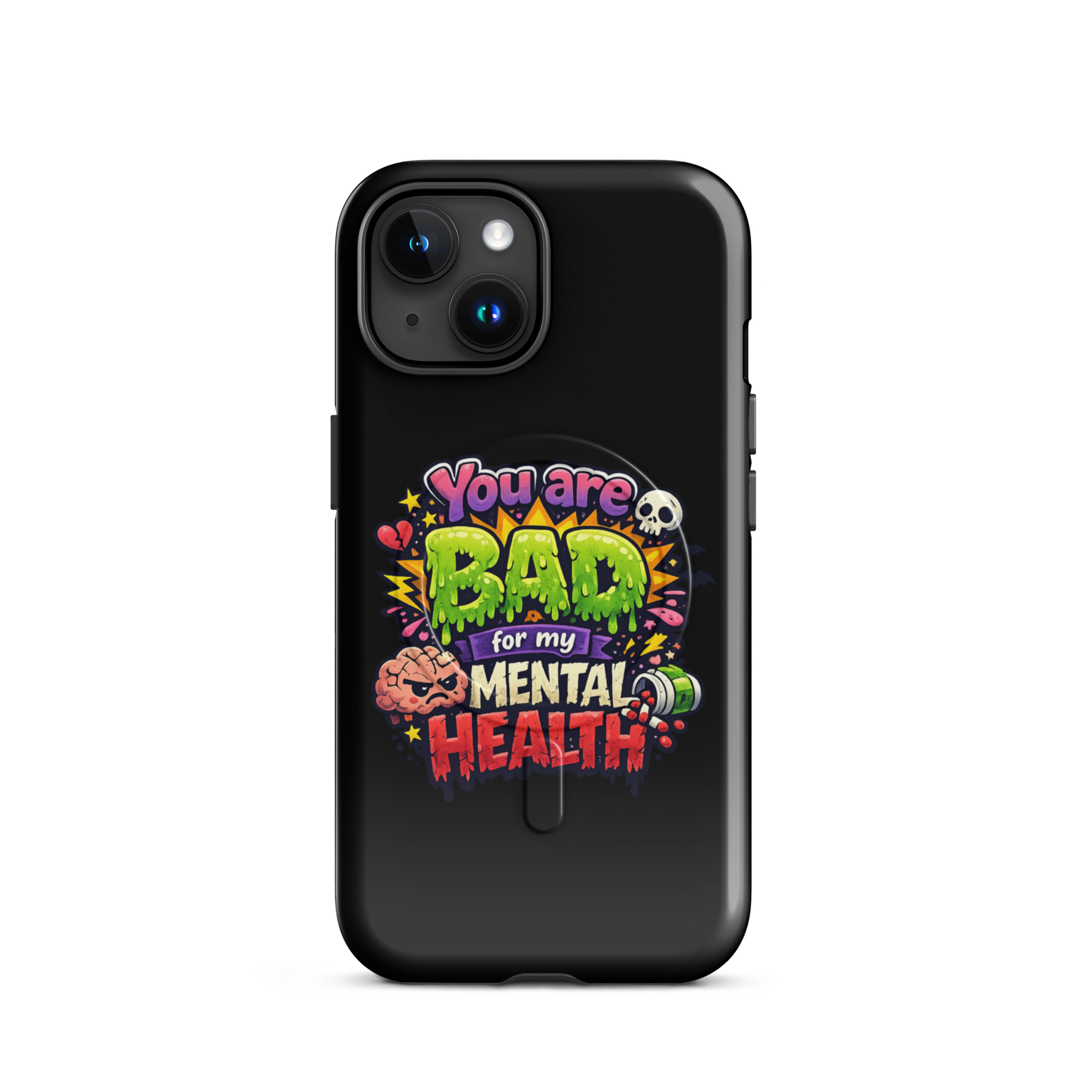 You are bad for my mental health Hardcase iPhone®-Hülle mit MagSafe® – Accessoires – Klamottn™ You are bad for my mental health Hardcase iPhone®-Hülle mit MagSafe® – Accessoires – Klamottn™