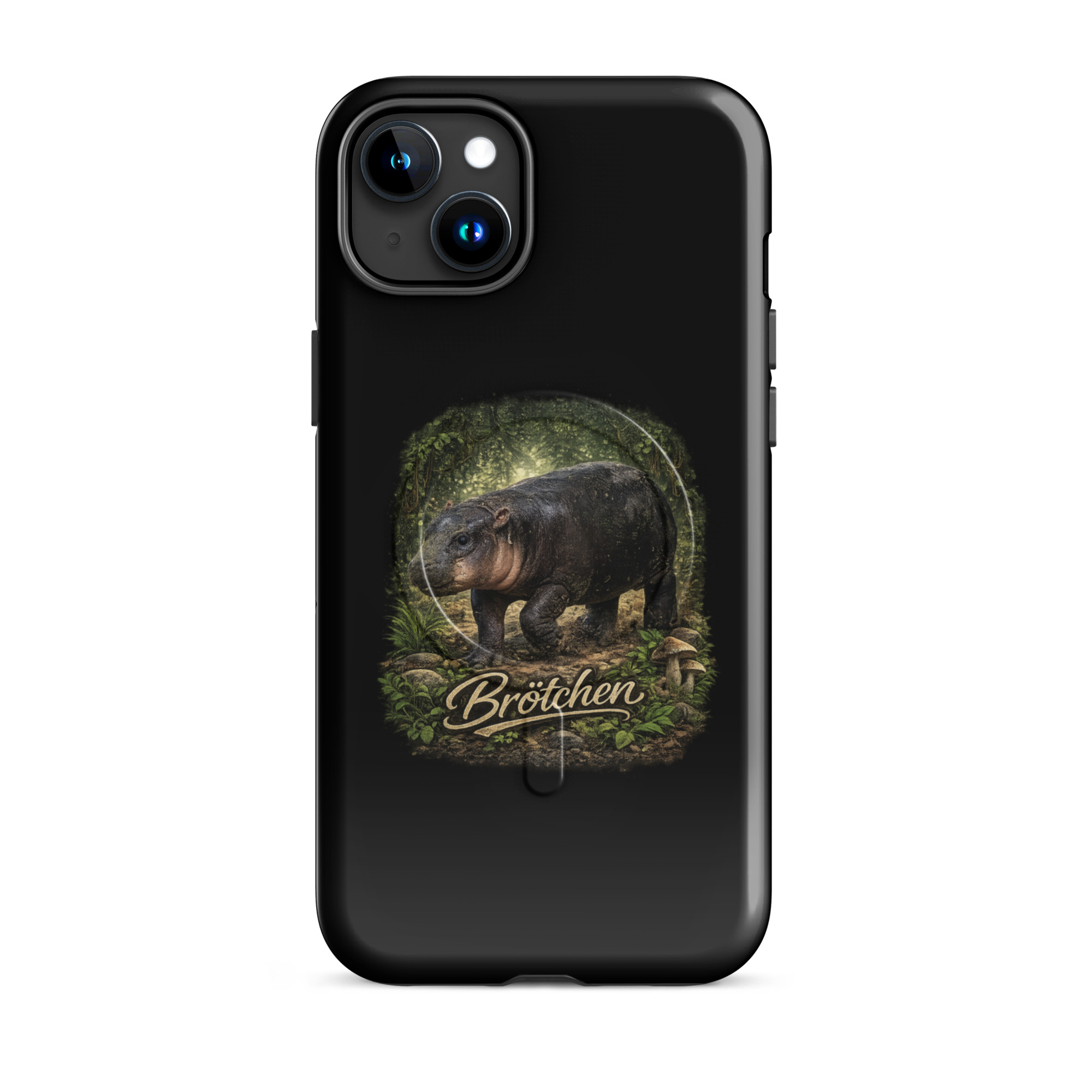 Brötchen Zwergflusspferd Hardcase iPhone®-Hülle mit MagSafe® – Accessoires – Klamottn™ Brötchen Zwergflusspferd Hardcase iPhone®-Hülle mit MagSafe® – Accessoires – Klamottn™