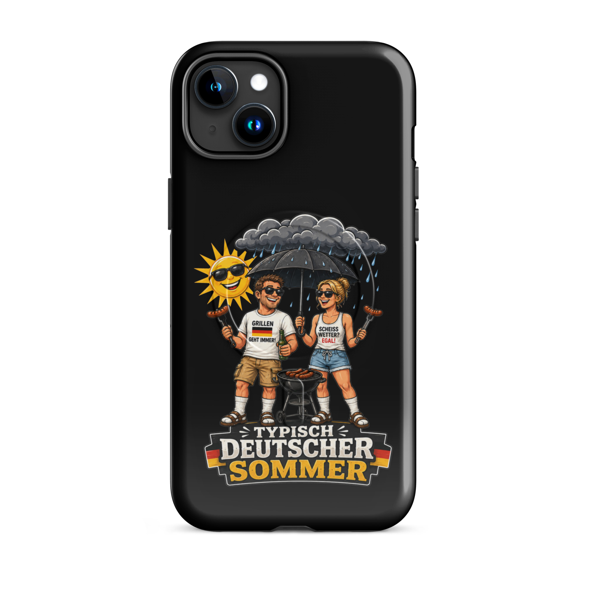 Typisch Deutscher Sommer Hardcase iPhone®-Hülle mit MagSafe® – Accessoires – Klamottn™ Typisch Deutscher Sommer Hardcase iPhone®-Hülle mit MagSafe® – Accessoires – Klamottn™