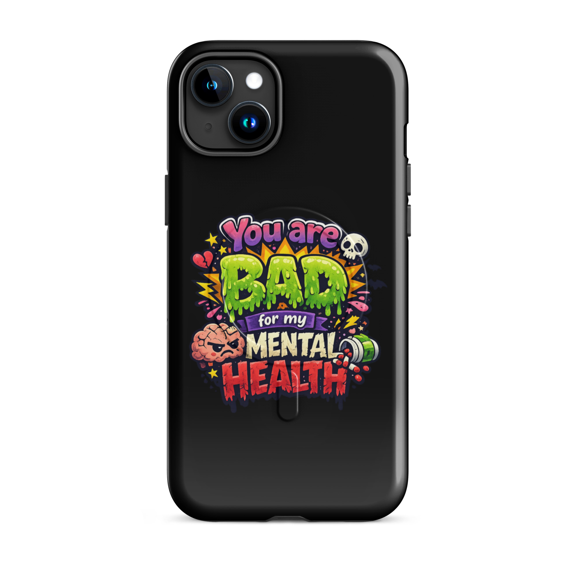 You are bad for my mental health Hardcase iPhone®-Hülle mit MagSafe® – Accessoires – Klamottn™ You are bad for my mental health Hardcase iPhone®-Hülle mit MagSafe® – Accessoires – Klamottn™