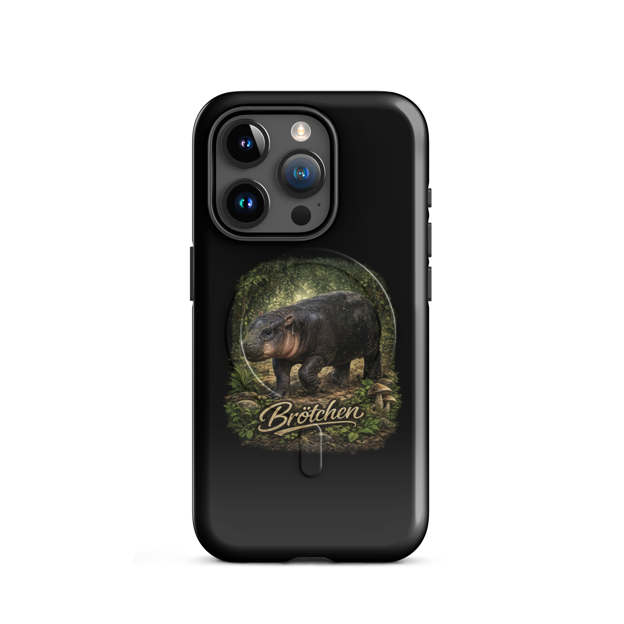 Brötchen Zwergflusspferd Hardcase iPhone®-Hülle mit MagSafe® – Accessoires – Klamottn™ Brötchen Zwergflusspferd Hardcase iPhone®-Hülle mit MagSafe® – Accessoires – Klamottn™