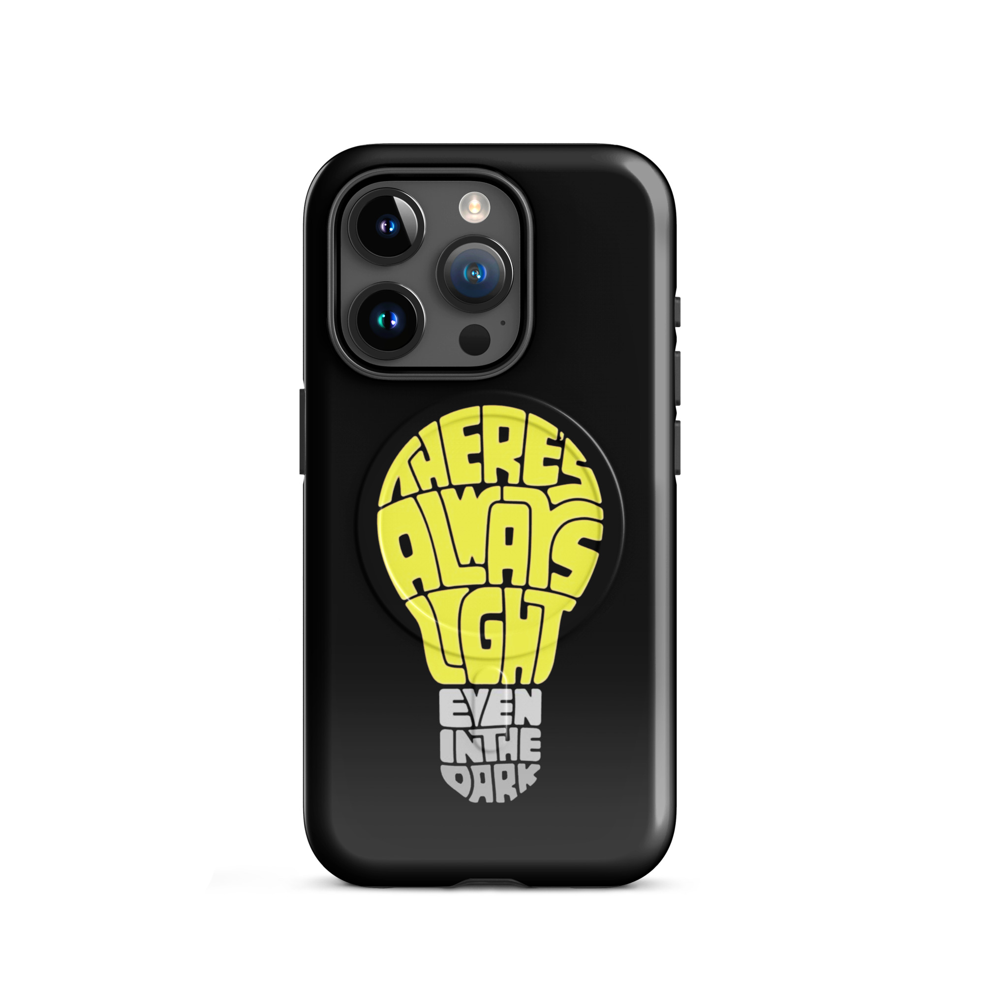 There's Always Light Even In The Dark Hardcase iPhone®-Hülle mit MagSafe® – Accessoires – Klamottn™ There's Always Light Even In The Dark Hardcase iPhone®-Hülle mit MagSafe® – Accessoires – Klamottn™