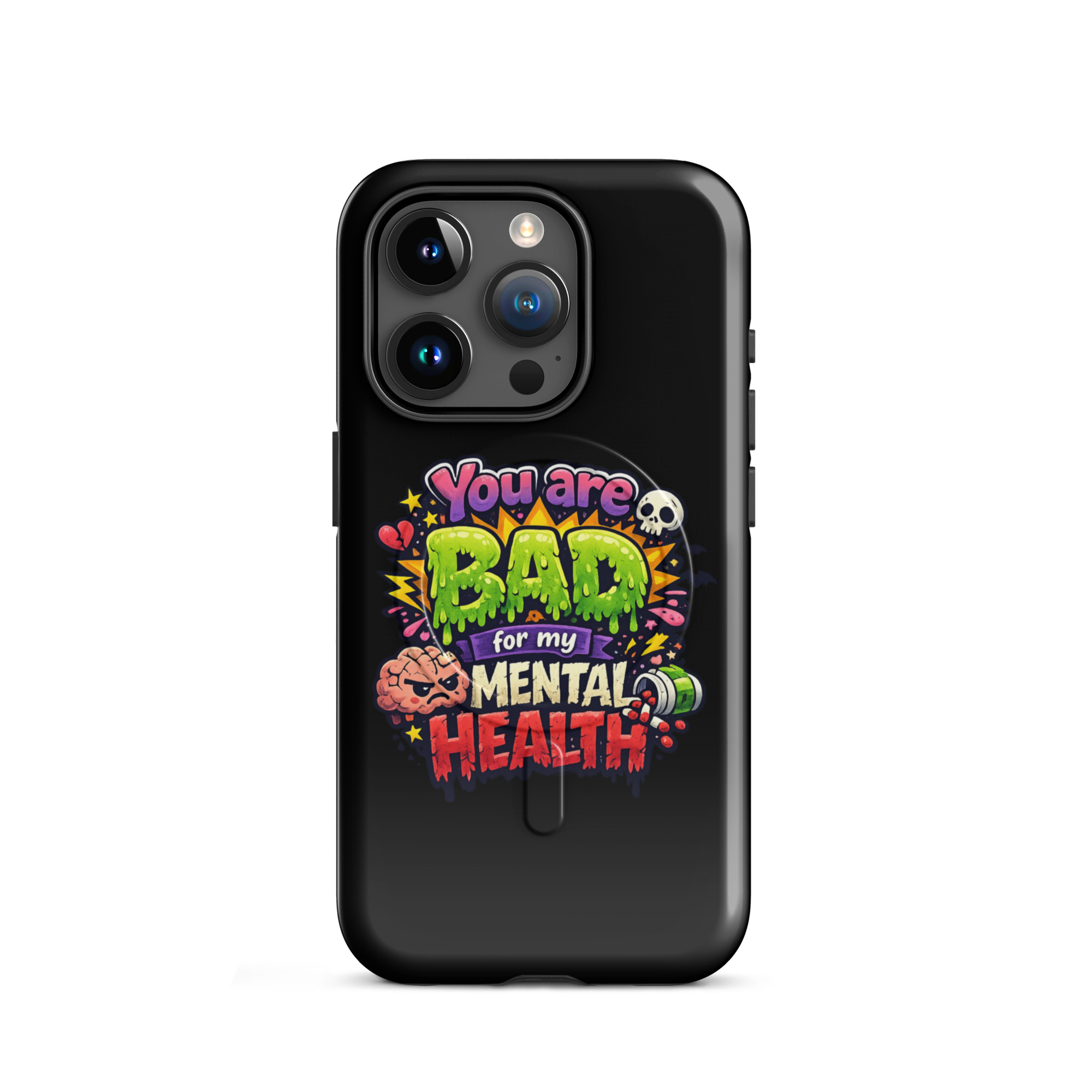 You are bad for my mental health Hardcase iPhone®-Hülle mit MagSafe® – Accessoires – Klamottn™ You are bad for my mental health Hardcase iPhone®-Hülle mit MagSafe® – Accessoires – Klamottn™