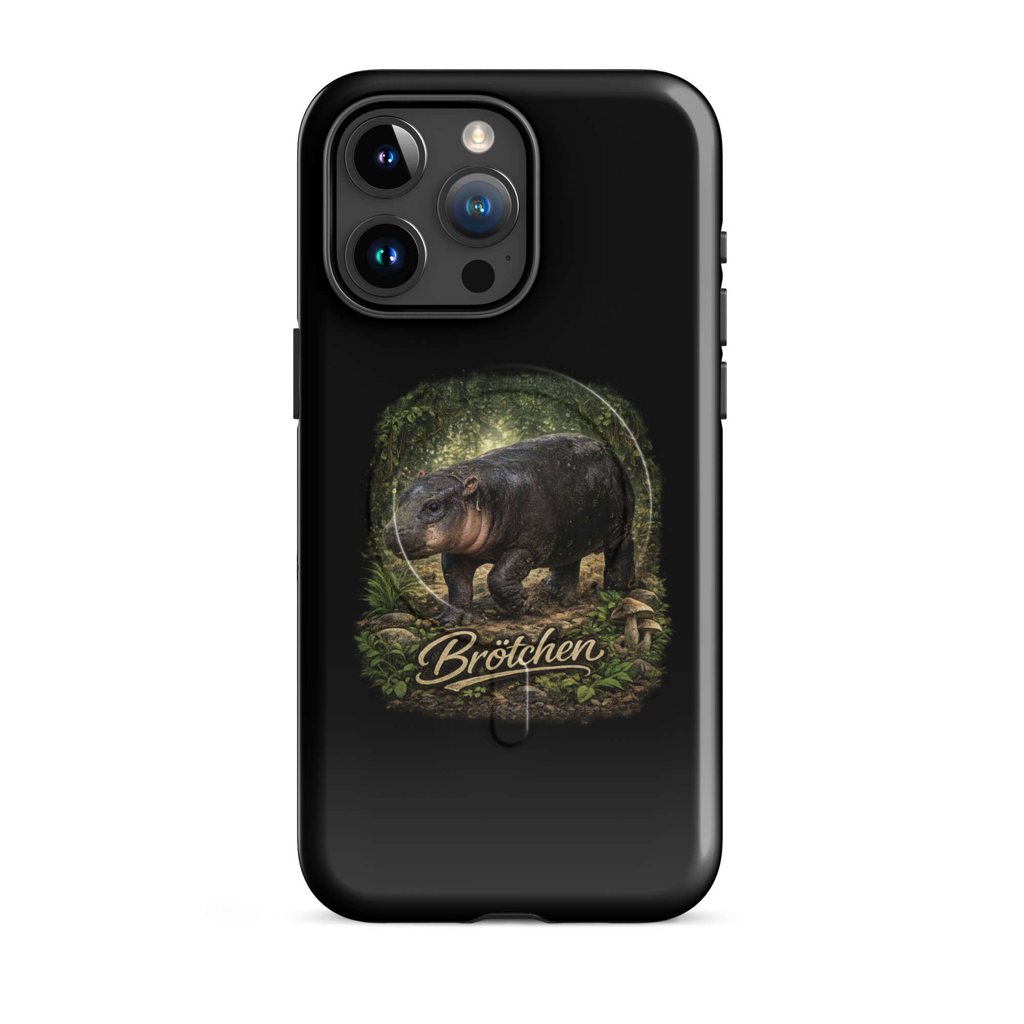 Brötchen Zwergflusspferd Hardcase iPhone®-Hülle mit MagSafe® – Accessoires – Klamottn™ Brötchen Zwergflusspferd Hardcase iPhone®-Hülle mit MagSafe® – Accessoires – Klamottn™