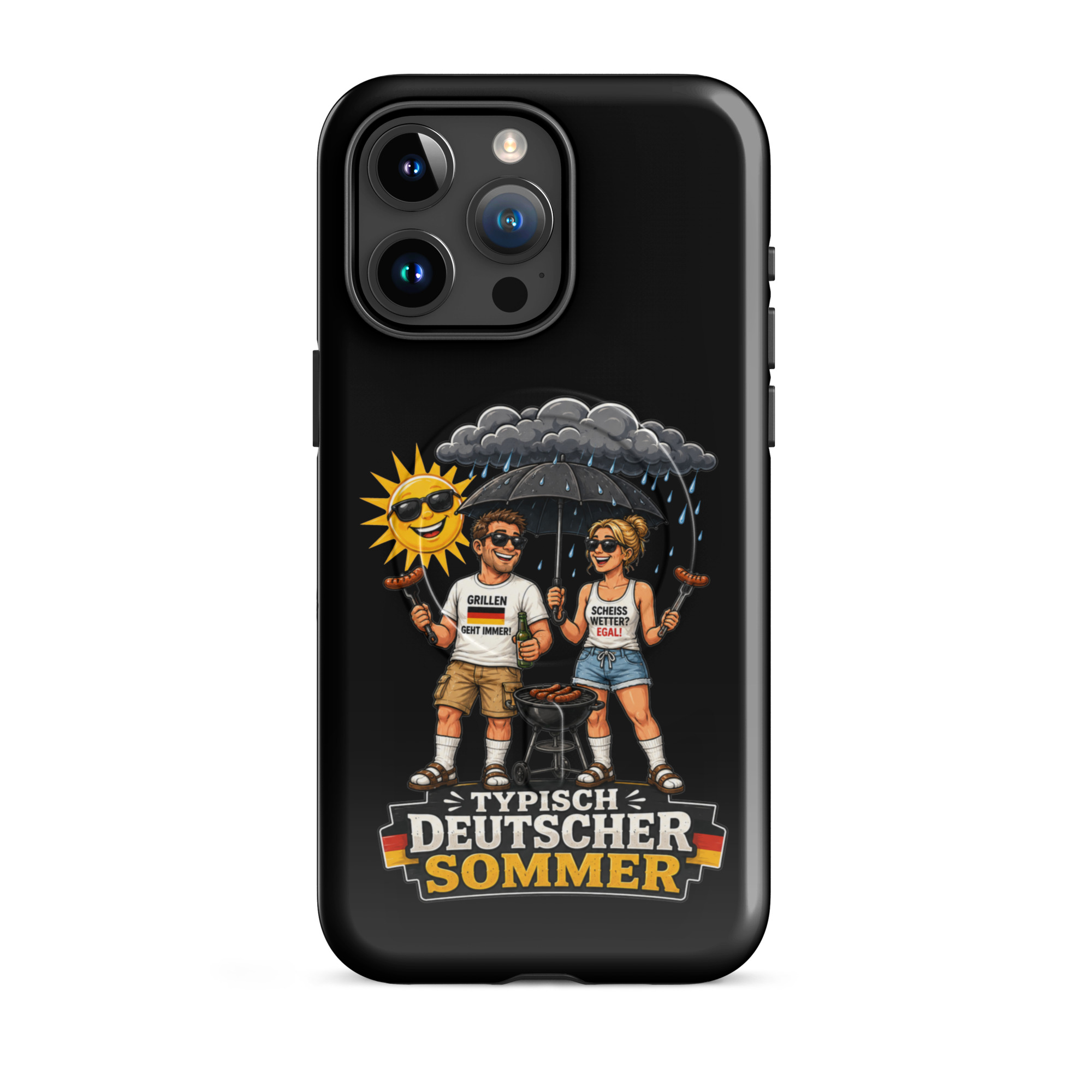 Typisch Deutscher Sommer Hardcase iPhone®-Hülle mit MagSafe® – Accessoires – Klamottn™ Typisch Deutscher Sommer Hardcase iPhone®-Hülle mit MagSafe® – Accessoires – Klamottn™