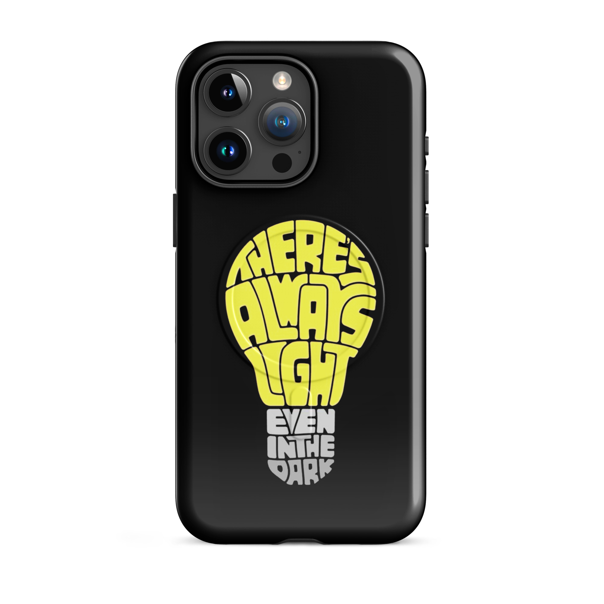 There's Always Light Even In The Dark Hardcase iPhone®-Hülle mit MagSafe® – Accessoires – Klamottn™ There's Always Light Even In The Dark Hardcase iPhone®-Hülle mit MagSafe® – Accessoires – Klamottn™