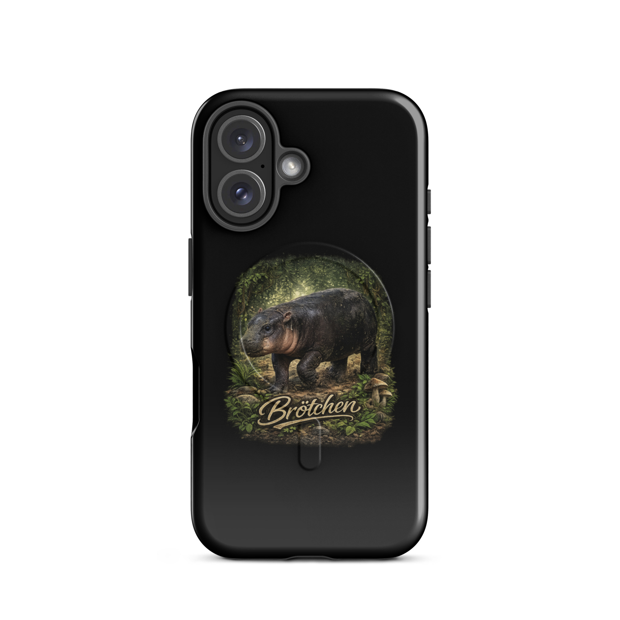 Brötchen Zwergflusspferd Hardcase iPhone®-Hülle mit MagSafe® – Accessoires – Klamottn™ Brötchen Zwergflusspferd Hardcase iPhone®-Hülle mit MagSafe® – Accessoires – Klamottn™