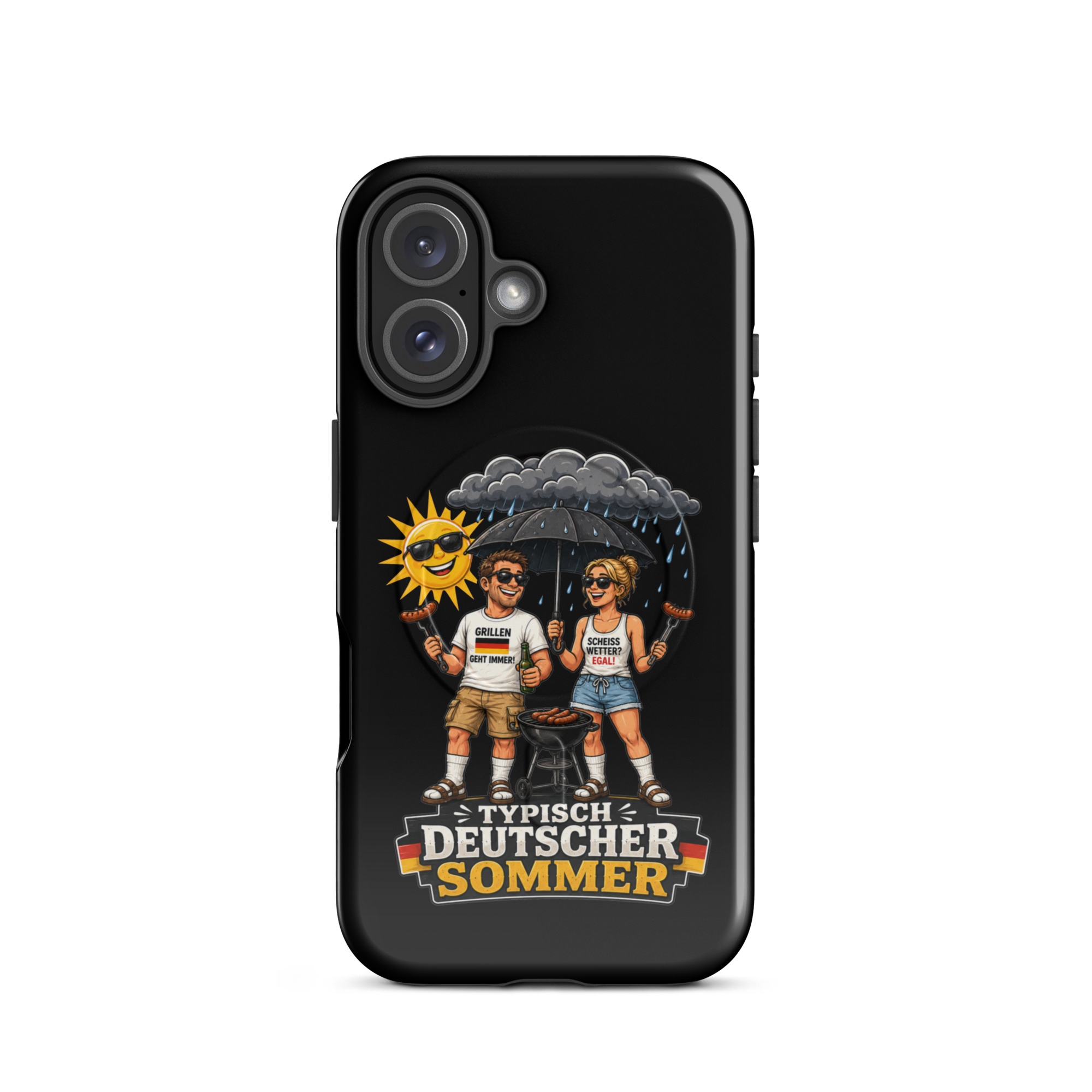 Typisch Deutscher Sommer Hardcase iPhone®-Hülle mit MagSafe® – Accessoires – Klamottn™ Typisch Deutscher Sommer Hardcase iPhone®-Hülle mit MagSafe® – Accessoires – Klamottn™