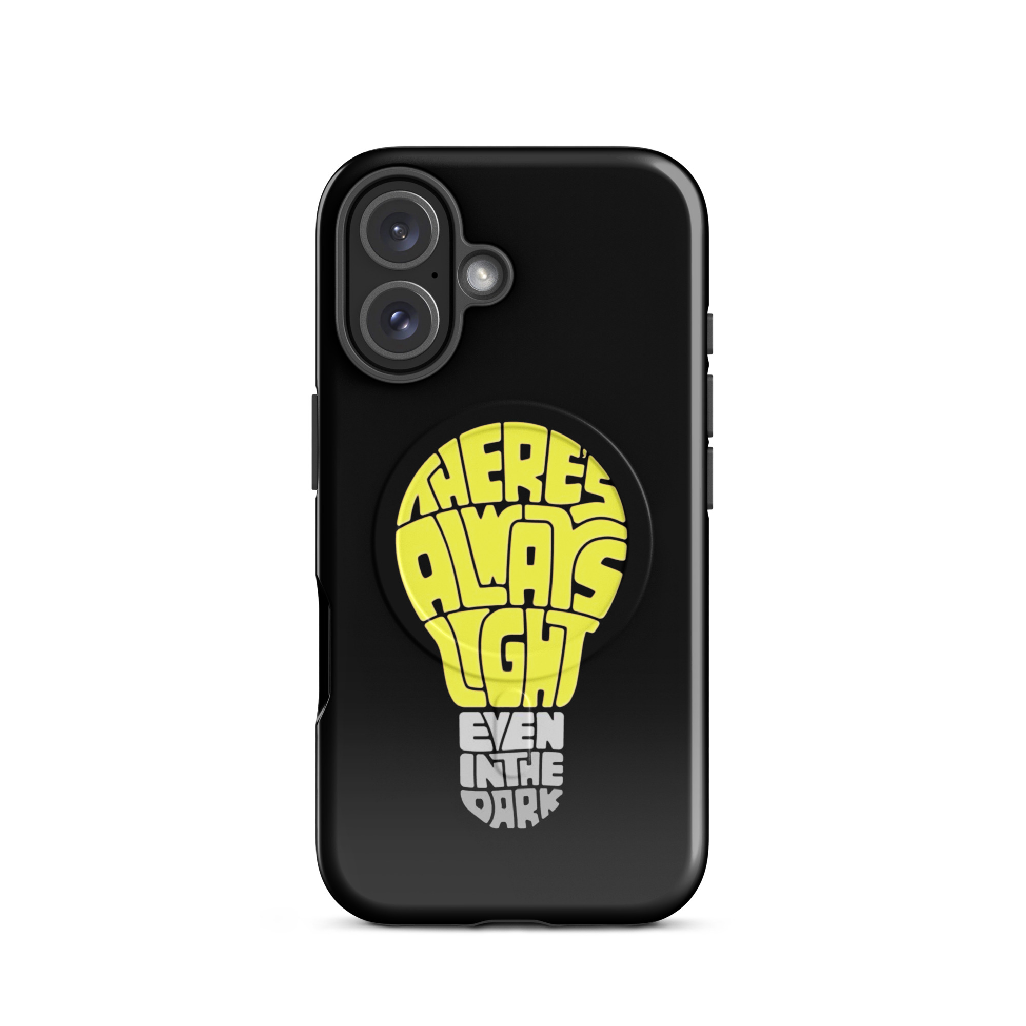 There's Always Light Even In The Dark Hardcase iPhone®-Hülle mit MagSafe® – Accessoires – Klamottn™ There's Always Light Even In The Dark Hardcase iPhone®-Hülle mit MagSafe® – Accessoires – Klamottn™