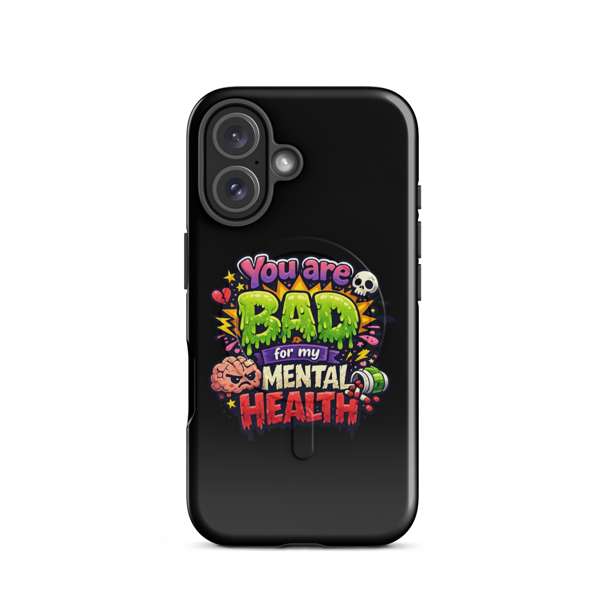 You are bad for my mental health Hardcase iPhone®-Hülle mit MagSafe® – Accessoires – Klamottn™ You are bad for my mental health Hardcase iPhone®-Hülle mit MagSafe® – Accessoires – Klamottn™