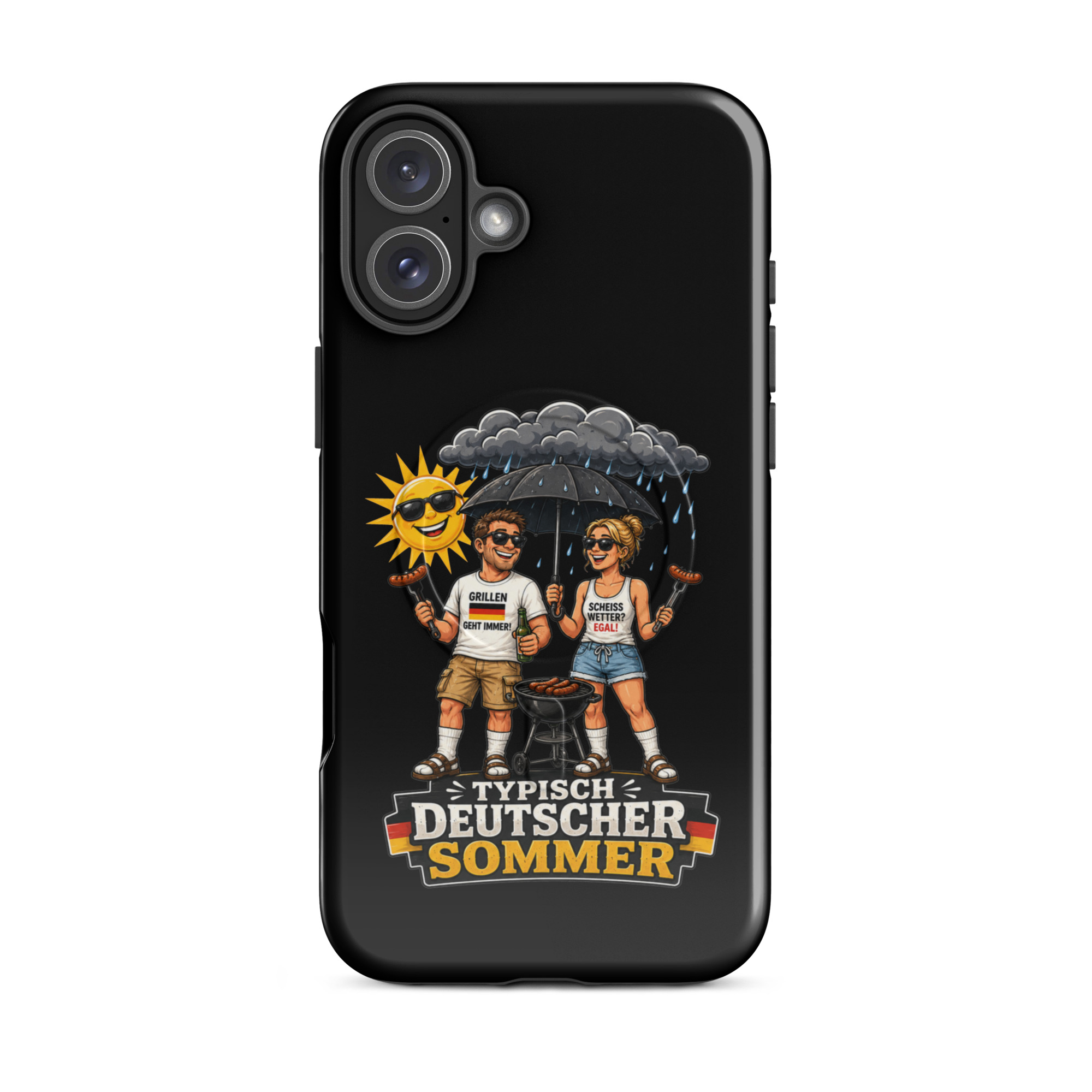 Typisch Deutscher Sommer Hardcase iPhone®-Hülle mit MagSafe® – Accessoires – Klamottn™ Typisch Deutscher Sommer Hardcase iPhone®-Hülle mit MagSafe® – Accessoires – Klamottn™