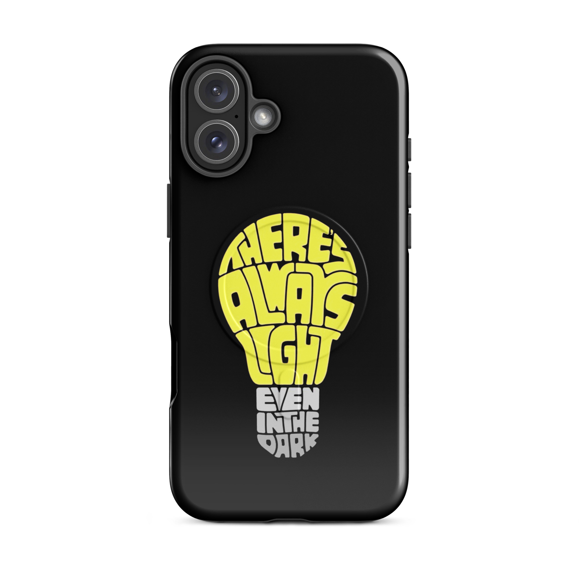 There's Always Light Even In The Dark Hardcase iPhone®-Hülle mit MagSafe® – Accessoires – Klamottn™ There's Always Light Even In The Dark Hardcase iPhone®-Hülle mit MagSafe® – Accessoires – Klamottn™