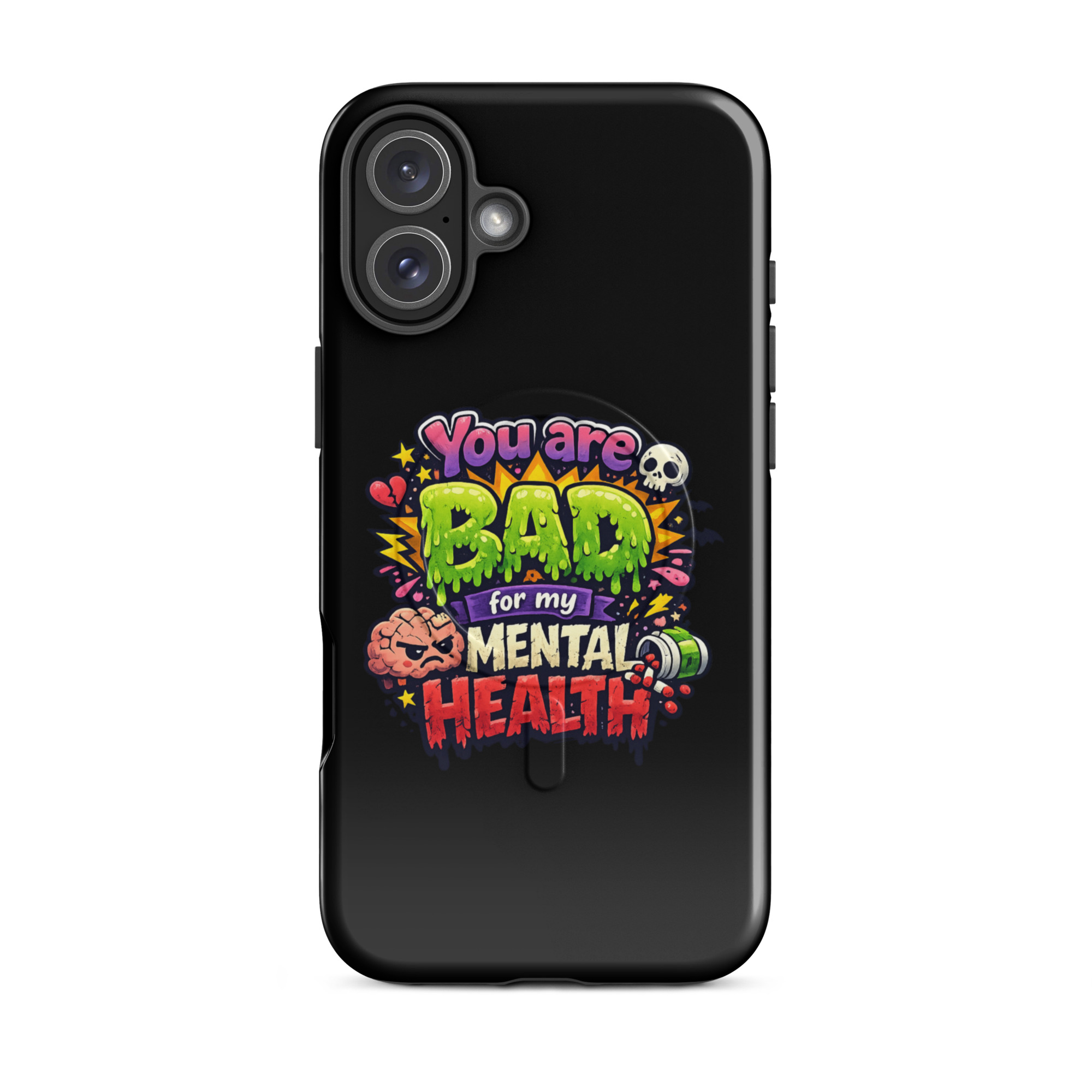 You are bad for my mental health Hardcase iPhone®-Hülle mit MagSafe® – Accessoires – Klamottn™ You are bad for my mental health Hardcase iPhone®-Hülle mit MagSafe® – Accessoires – Klamottn™