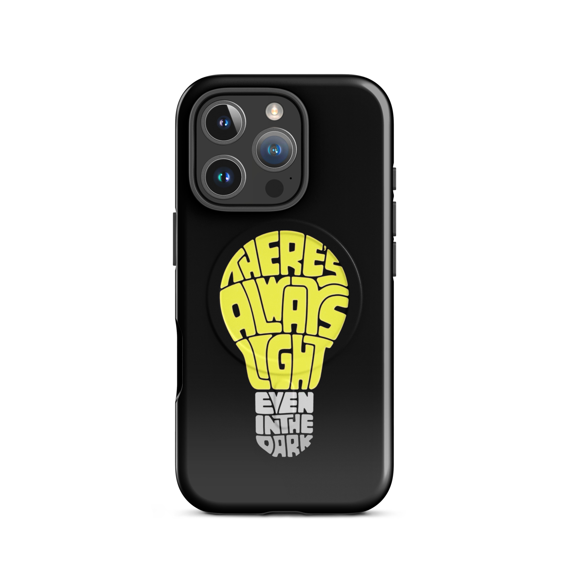 There's Always Light Even In The Dark Hardcase iPhone®-Hülle mit MagSafe® – Accessoires – Klamottn™ There's Always Light Even In The Dark Hardcase iPhone®-Hülle mit MagSafe® – Accessoires – Klamottn™