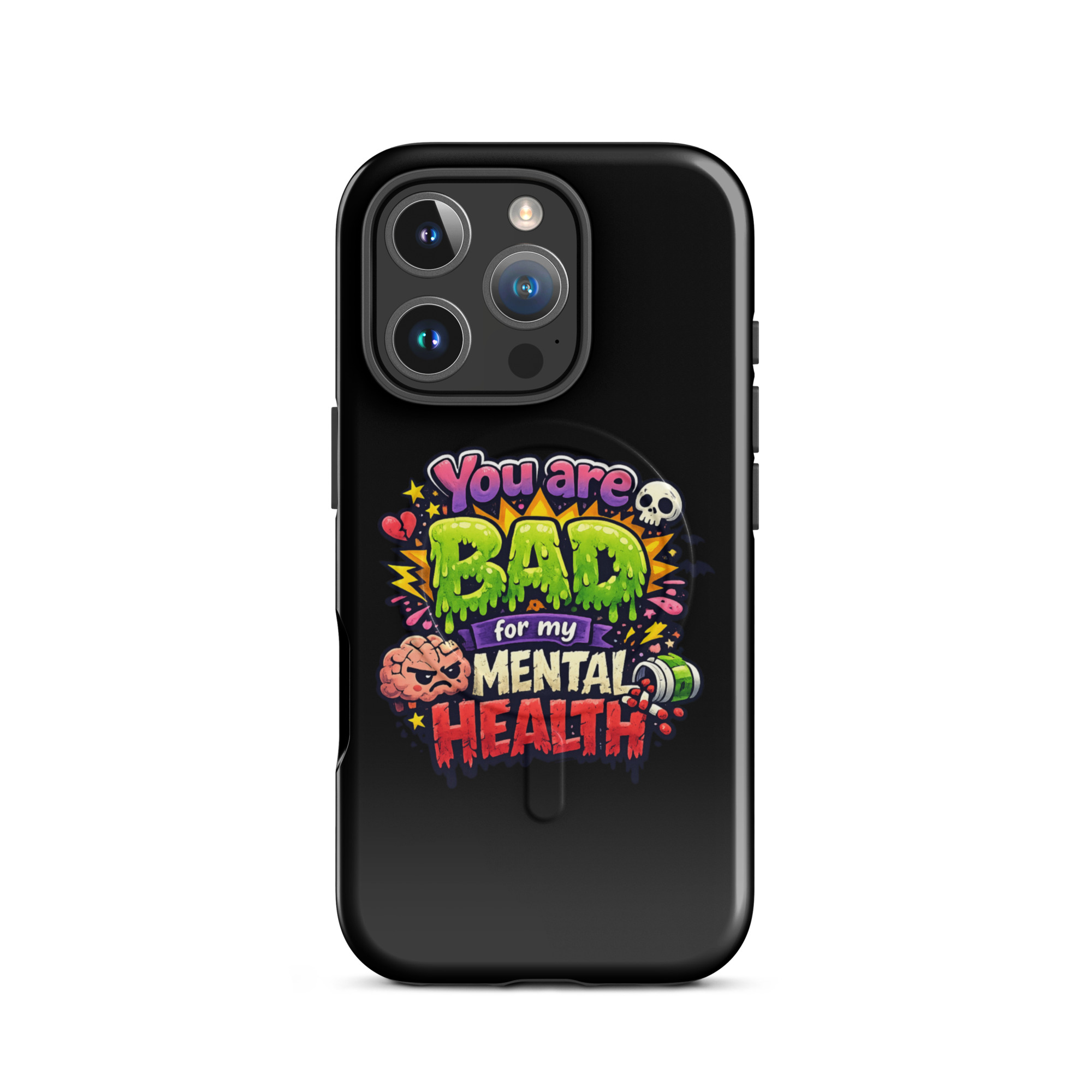 You are bad for my mental health Hardcase iPhone®-Hülle mit MagSafe® – Accessoires – Klamottn™ You are bad for my mental health Hardcase iPhone®-Hülle mit MagSafe® – Accessoires – Klamottn™