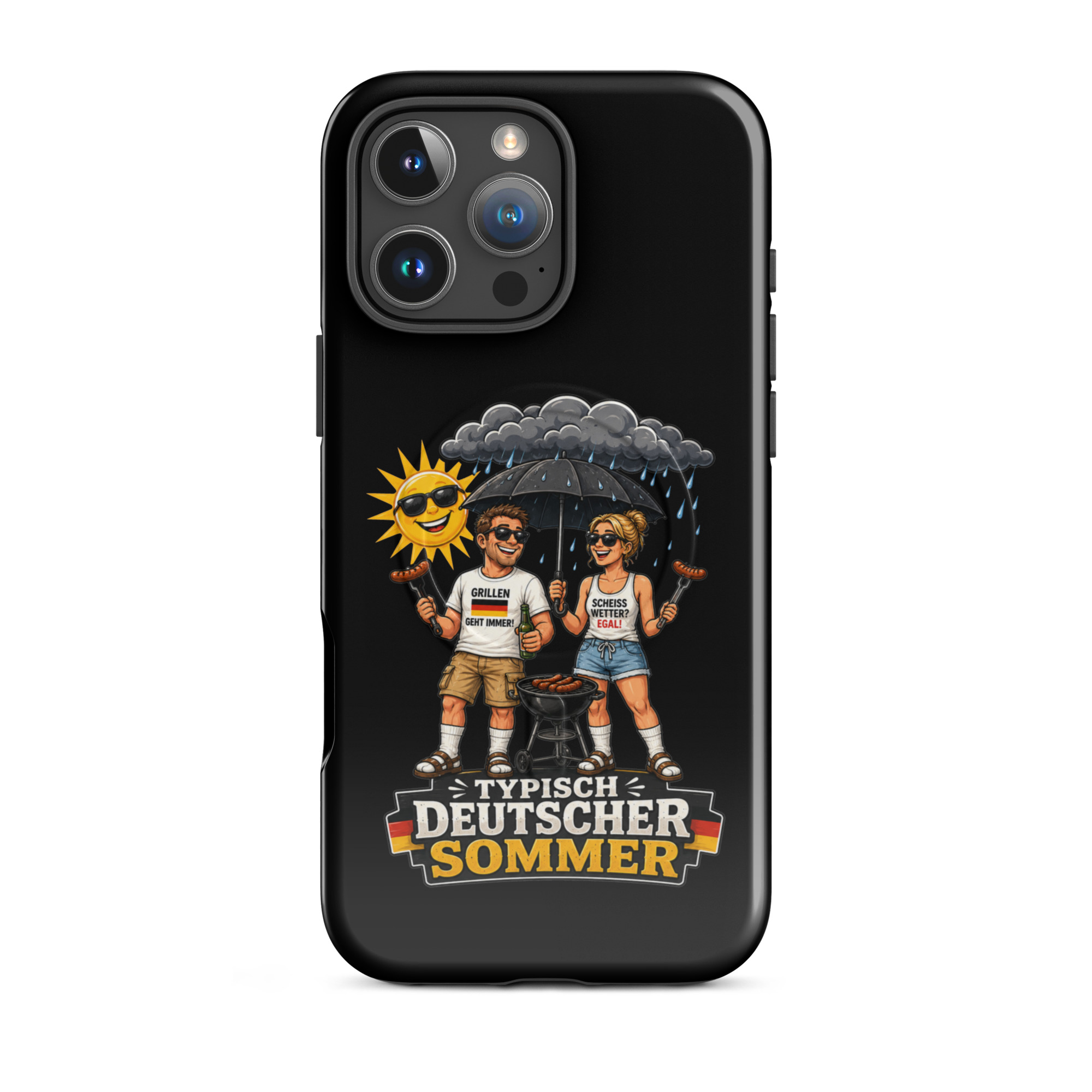 Typisch Deutscher Sommer Hardcase iPhone®-Hülle mit MagSafe® – Accessoires – Klamottn™ Typisch Deutscher Sommer Hardcase iPhone®-Hülle mit MagSafe® – Accessoires – Klamottn™