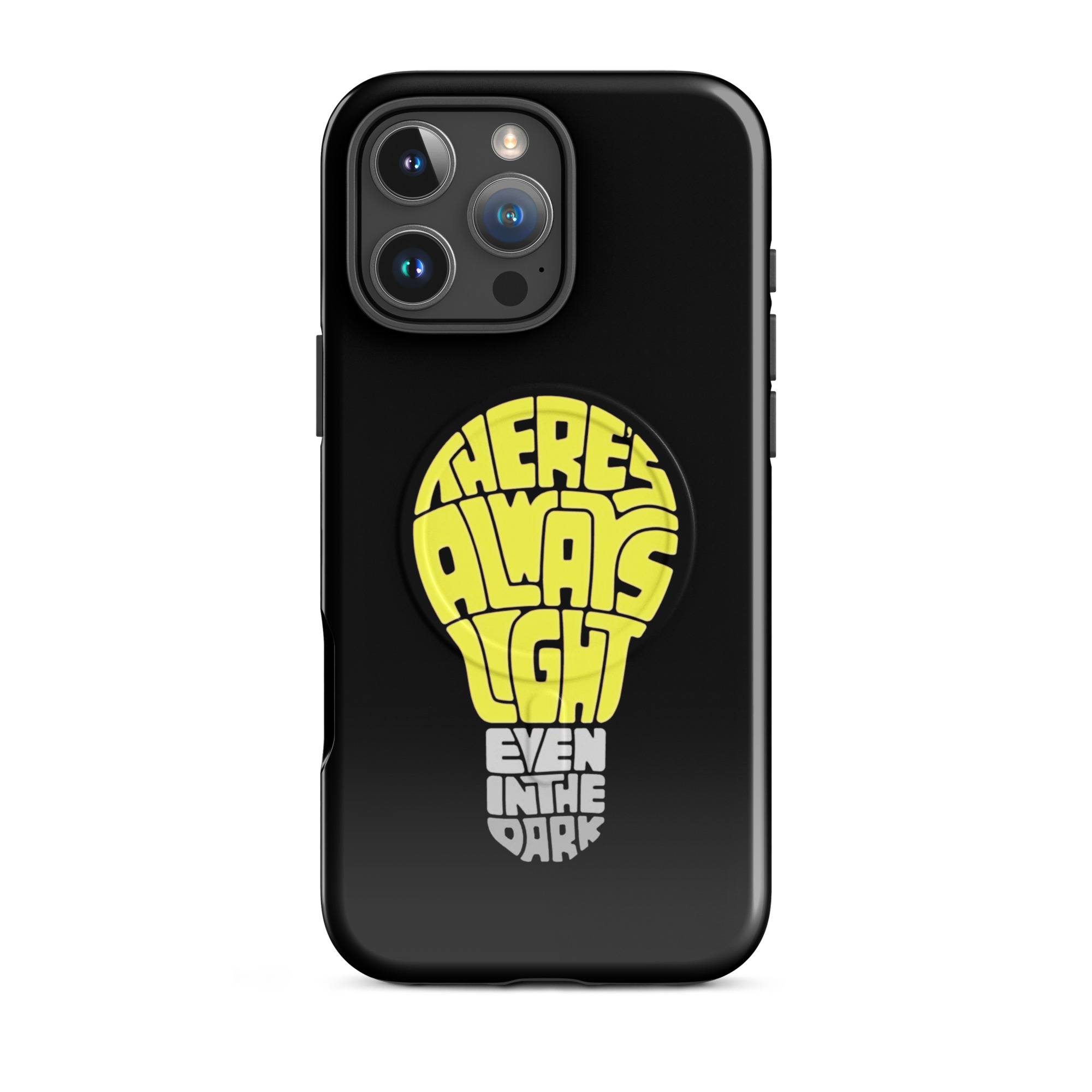 There's Always Light Even In The Dark Hardcase iPhone®-Hülle mit MagSafe® – Accessoires – Klamottn™ There's Always Light Even In The Dark Hardcase iPhone®-Hülle mit MagSafe® – Accessoires – Klamottn™