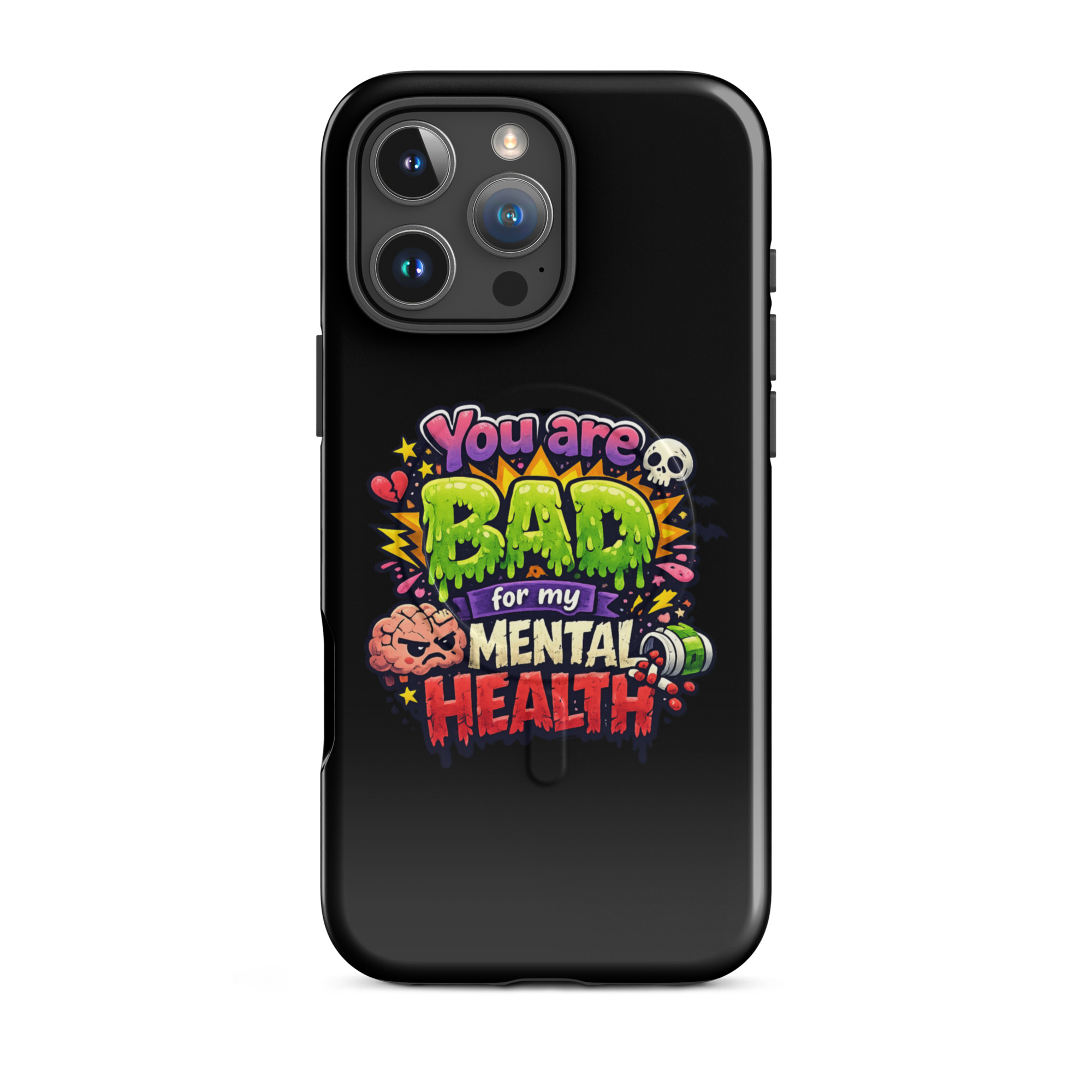 You are bad for my mental health Hardcase iPhone®-Hülle mit MagSafe® – Accessoires – Klamottn™ You are bad for my mental health Hardcase iPhone®-Hülle mit MagSafe® – Accessoires – Klamottn™