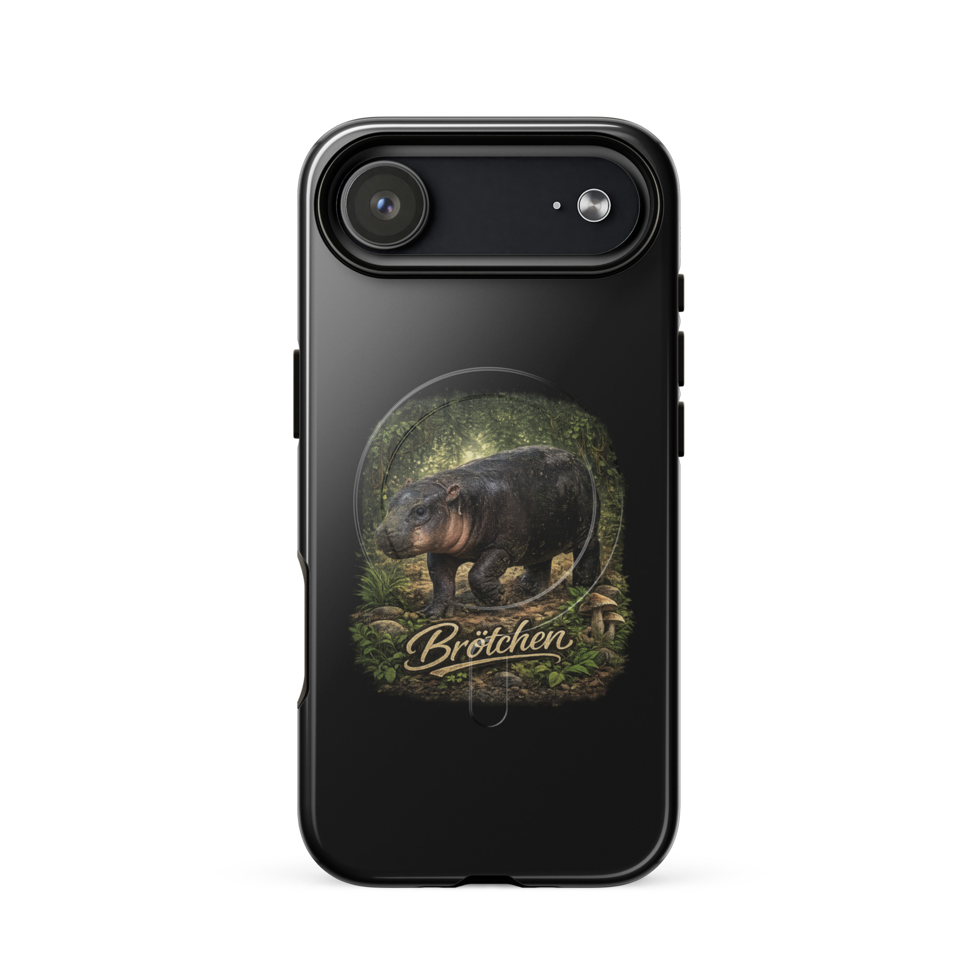 Brötchen Zwergflusspferd Hardcase iPhone®-Hülle mit MagSafe® – Accessoires – Klamottn™ Brötchen Zwergflusspferd Hardcase iPhone®-Hülle mit MagSafe® – Accessoires – Klamottn™