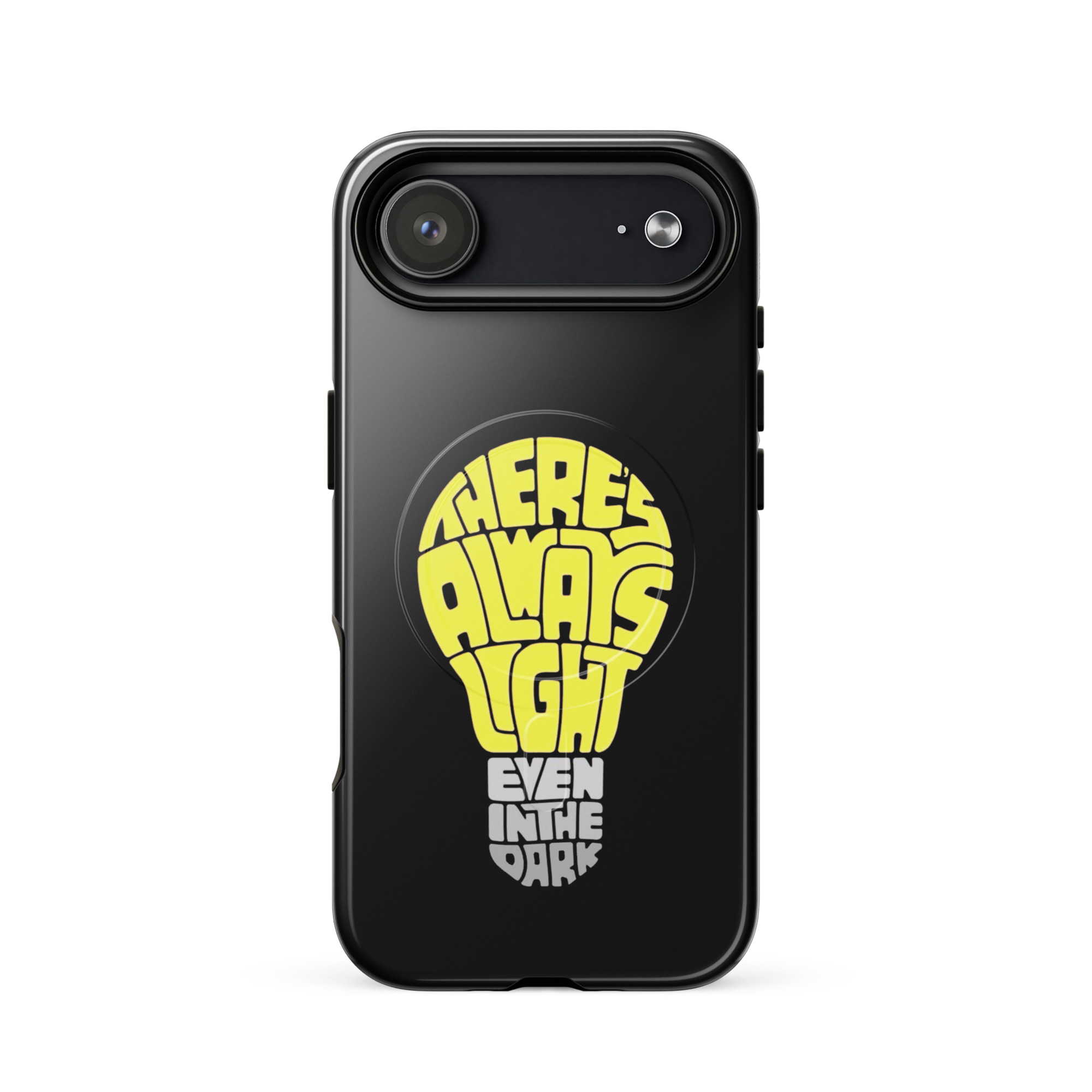 There's Always Light Even In The Dark Hardcase iPhone®-Hülle mit MagSafe® – Accessoires – Klamottn™ There's Always Light Even In The Dark Hardcase iPhone®-Hülle mit MagSafe® – Accessoires – Klamottn™