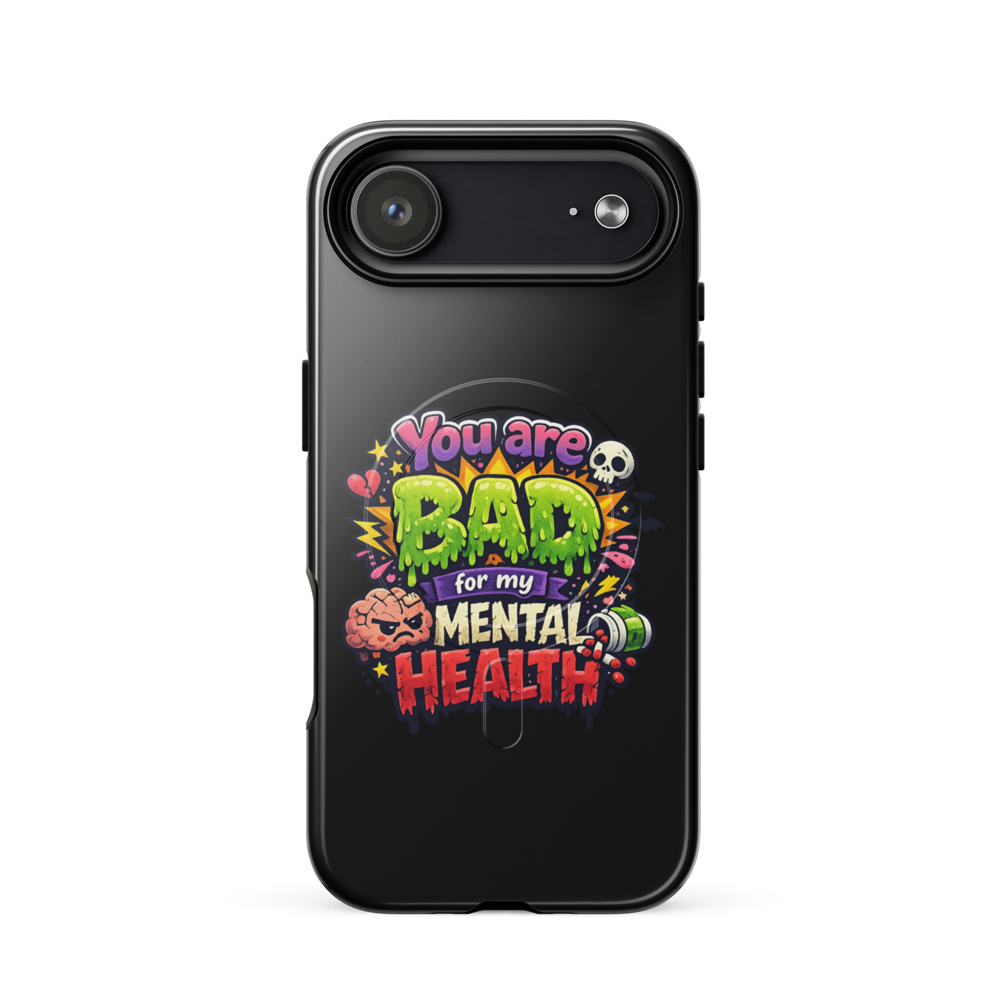 You are bad for my mental health Hardcase iPhone®-Hülle mit MagSafe® – Accessoires – Klamottn™ You are bad for my mental health Hardcase iPhone®-Hülle mit MagSafe® – Accessoires – Klamottn™