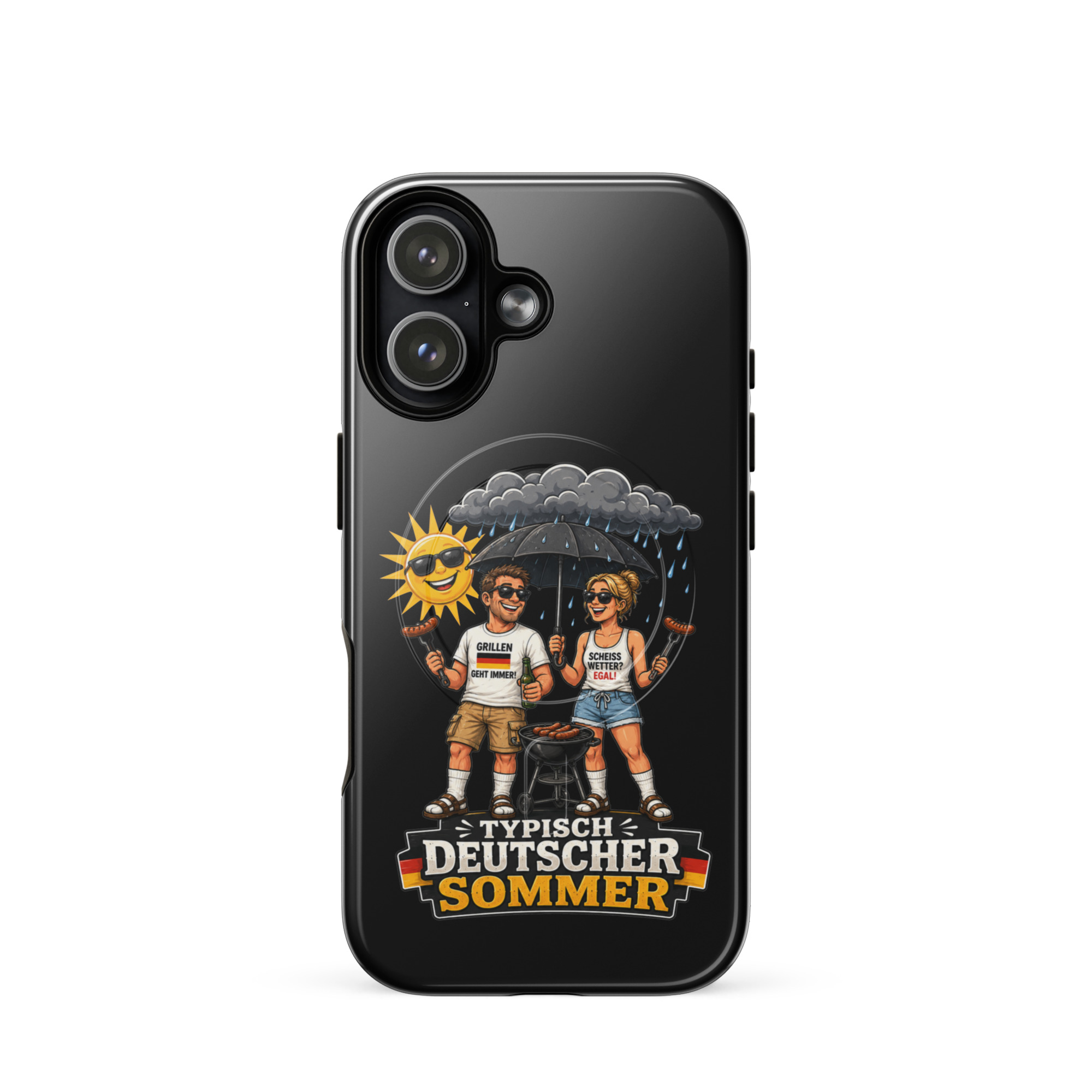 Typisch Deutscher Sommer Hardcase iPhone®-Hülle mit MagSafe® – Accessoires – Klamottn™ Typisch Deutscher Sommer Hardcase iPhone®-Hülle mit MagSafe® – Accessoires – Klamottn™