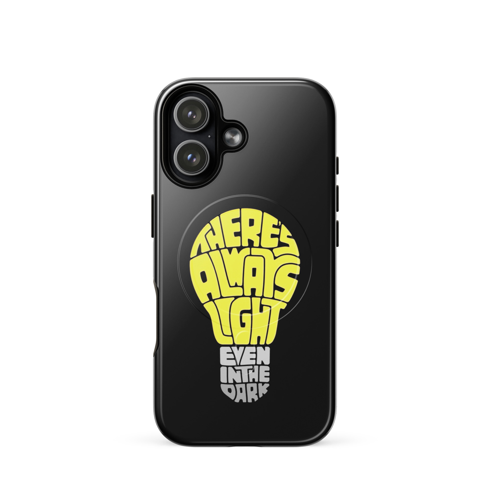 There's Always Light Even In The Dark Hardcase iPhone®-Hülle mit MagSafe® – Accessoires – Klamottn™ There's Always Light Even In The Dark Hardcase iPhone®-Hülle mit MagSafe® – Accessoires – Klamottn™