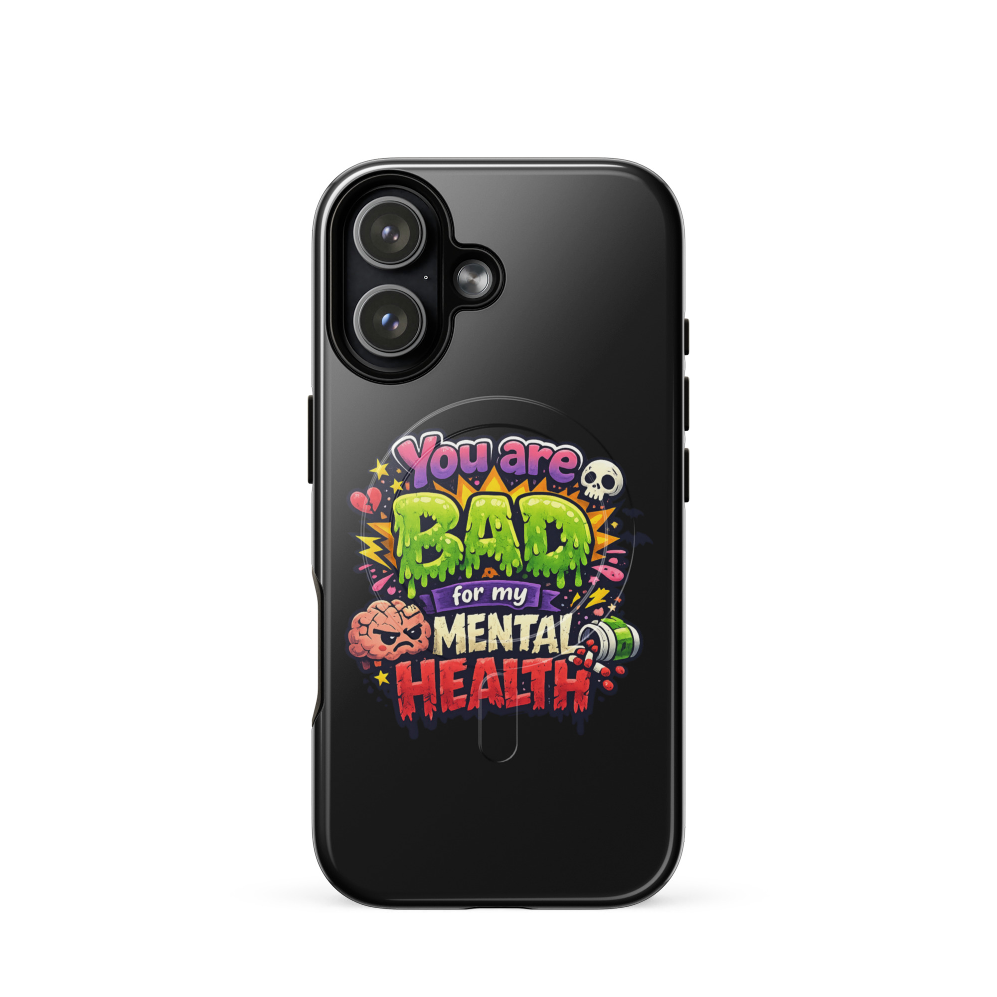 You are bad for my mental health Hardcase iPhone®-Hülle mit MagSafe® – Accessoires – Klamottn™ You are bad for my mental health Hardcase iPhone®-Hülle mit MagSafe® – Accessoires – Klamottn™