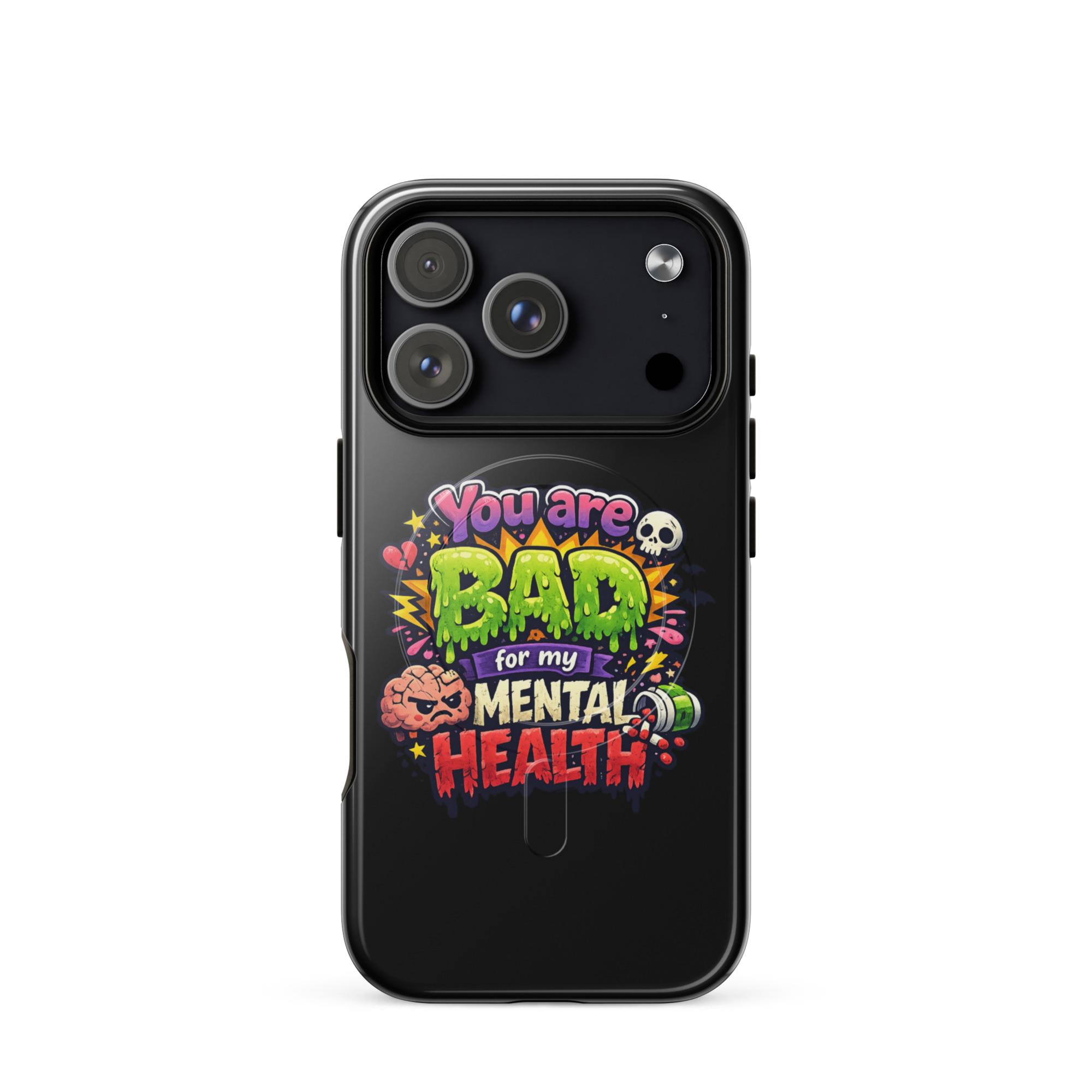 You are bad for my mental health Hardcase iPhone®-Hülle mit MagSafe® – Accessoires – Klamottn™ You are bad for my mental health Hardcase iPhone®-Hülle mit MagSafe® – Accessoires – Klamottn™