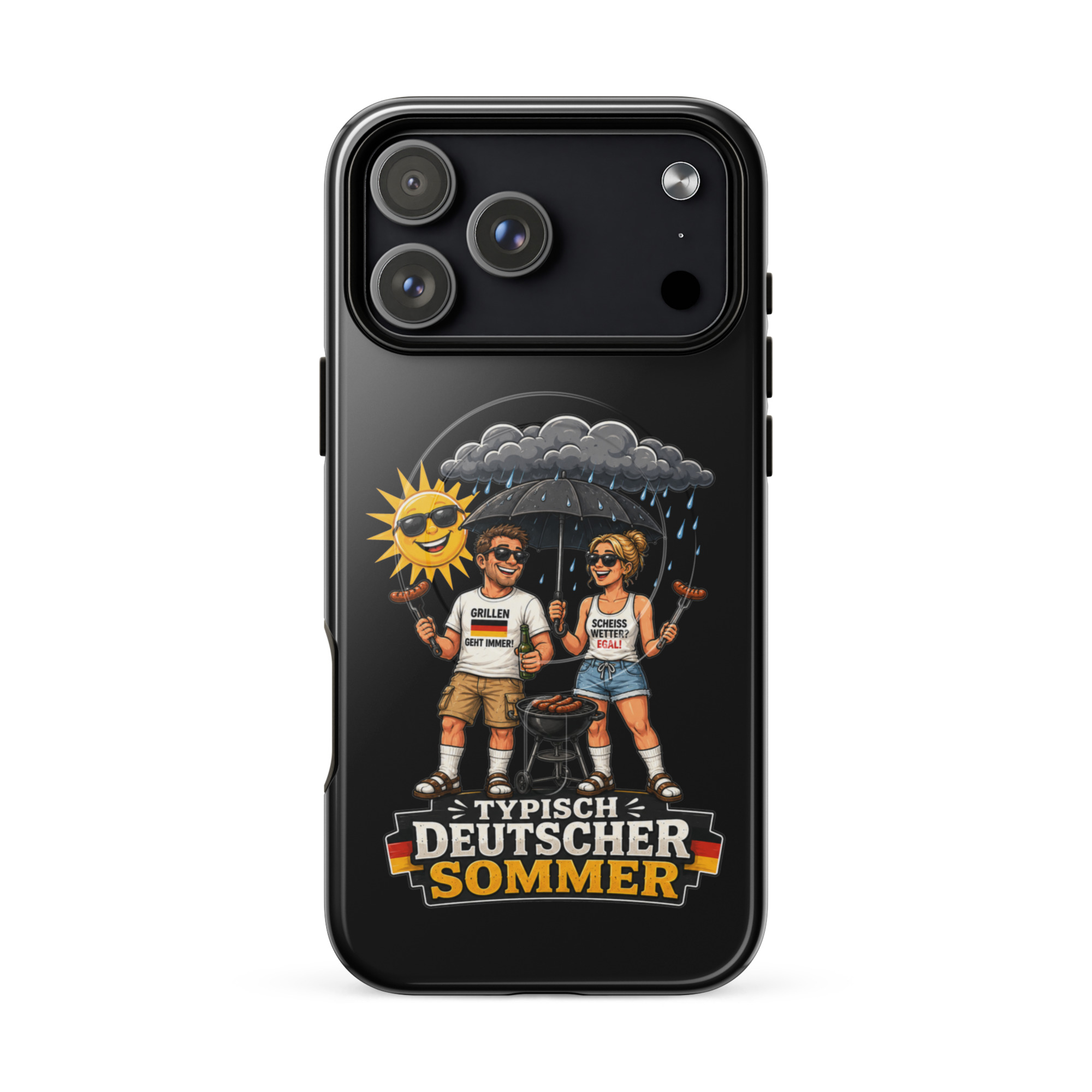 Typisch Deutscher Sommer Hardcase iPhone®-Hülle mit MagSafe® – Accessoires – Klamottn™ Typisch Deutscher Sommer Hardcase iPhone®-Hülle mit MagSafe® – Accessoires – Klamottn™